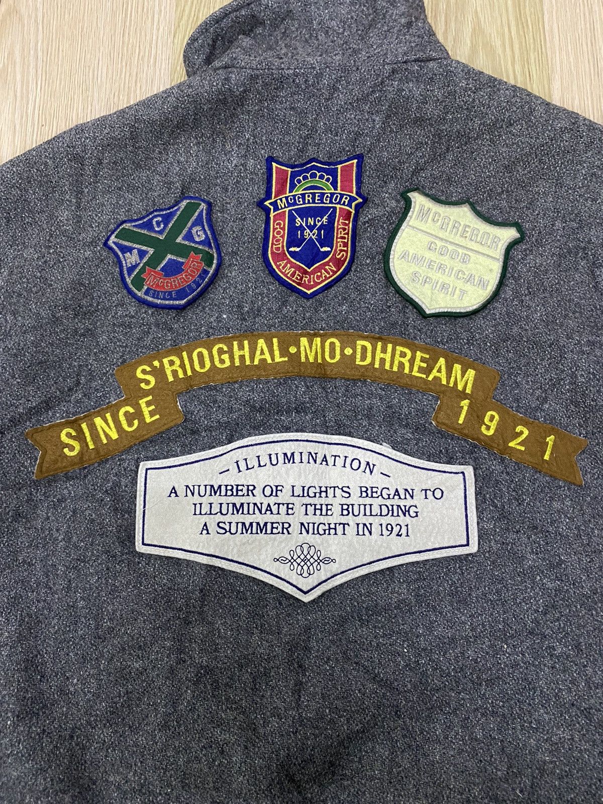 McGregor × Vintage Vintage McGregor letterman patches logo wool jacket Size US M / EU 48-50 / 2 - 6 Thumbnail