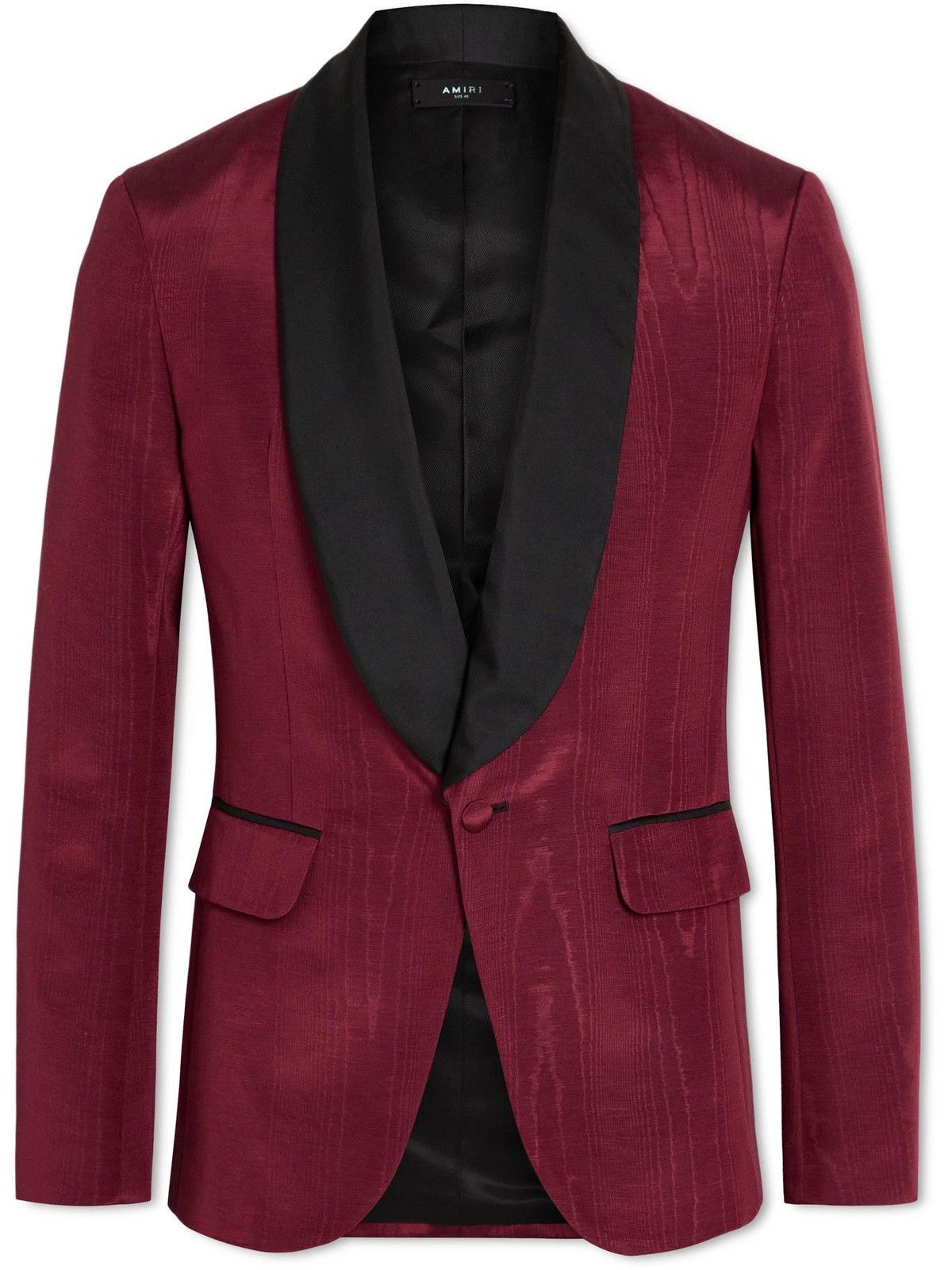 Amiri o1y0525 Blazer in Burgundy Size US XL / EU 56 / 4 - 1 Thumbnail