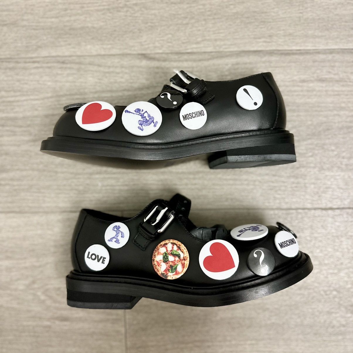Moschino Moschino Embellished Mary Jane Flats NEW Size US 6 / IT 36 - 9 Thumbnail