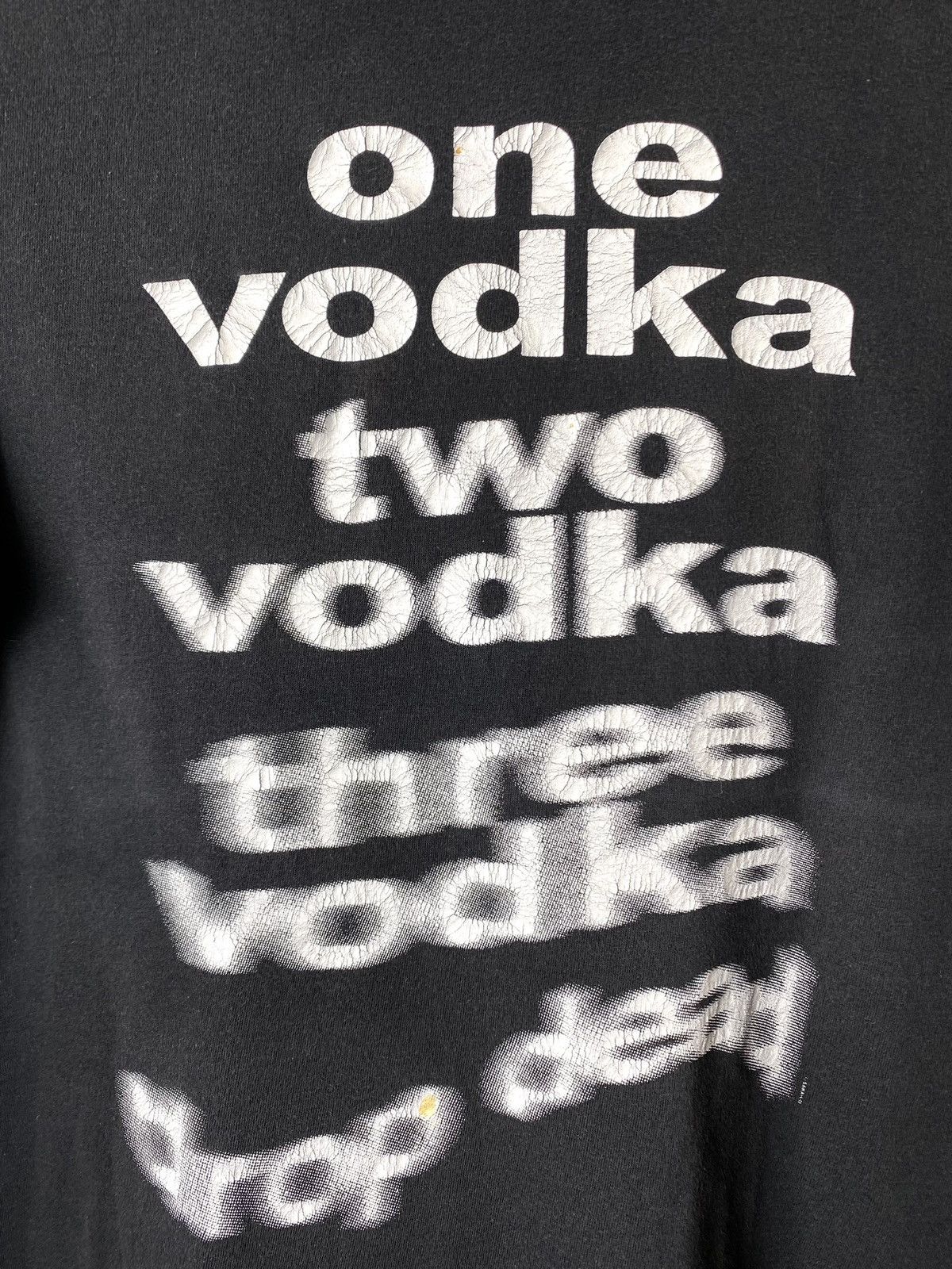 Vintage 00’s Vintage One Vodka Drop Dead T Shirt Coors Budweiser Size US S / EU 44-46 / 1 - 2 Thumbnail