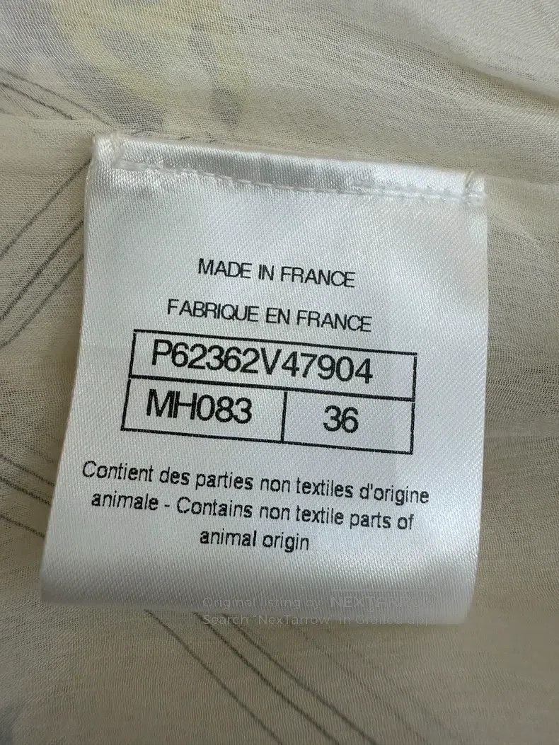 Chanel Chanel Farewell to Lafayet's silk print dress Size XS / US 0-2 / IT 36-38 - 8 Thumbnail