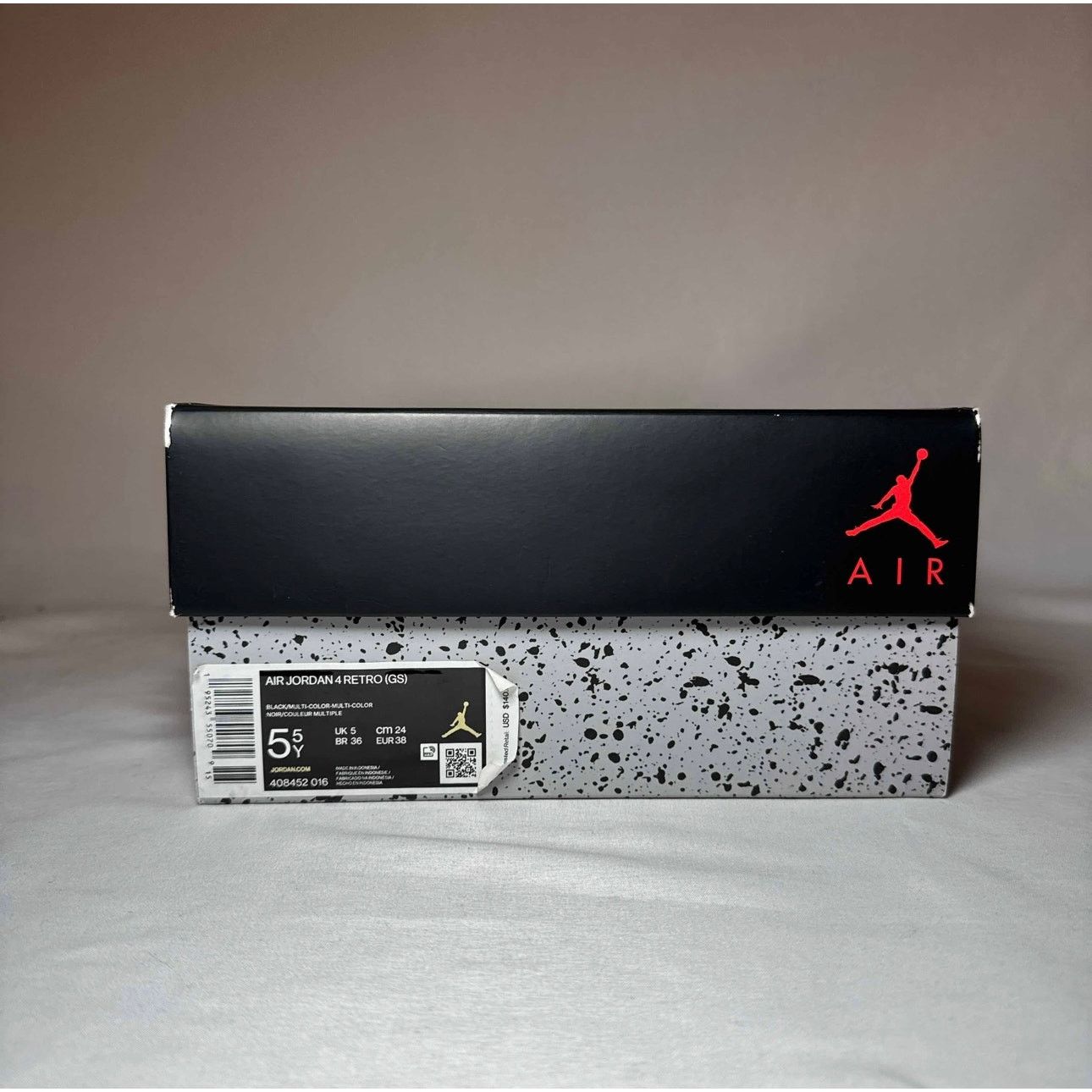 Jordan Brand × Nike Size 5.5 Nike Air Jordan 4 Retro GS Red Thunder Men's Shoes Size US 5.5 / EU 38 - 9 Thumbnail
