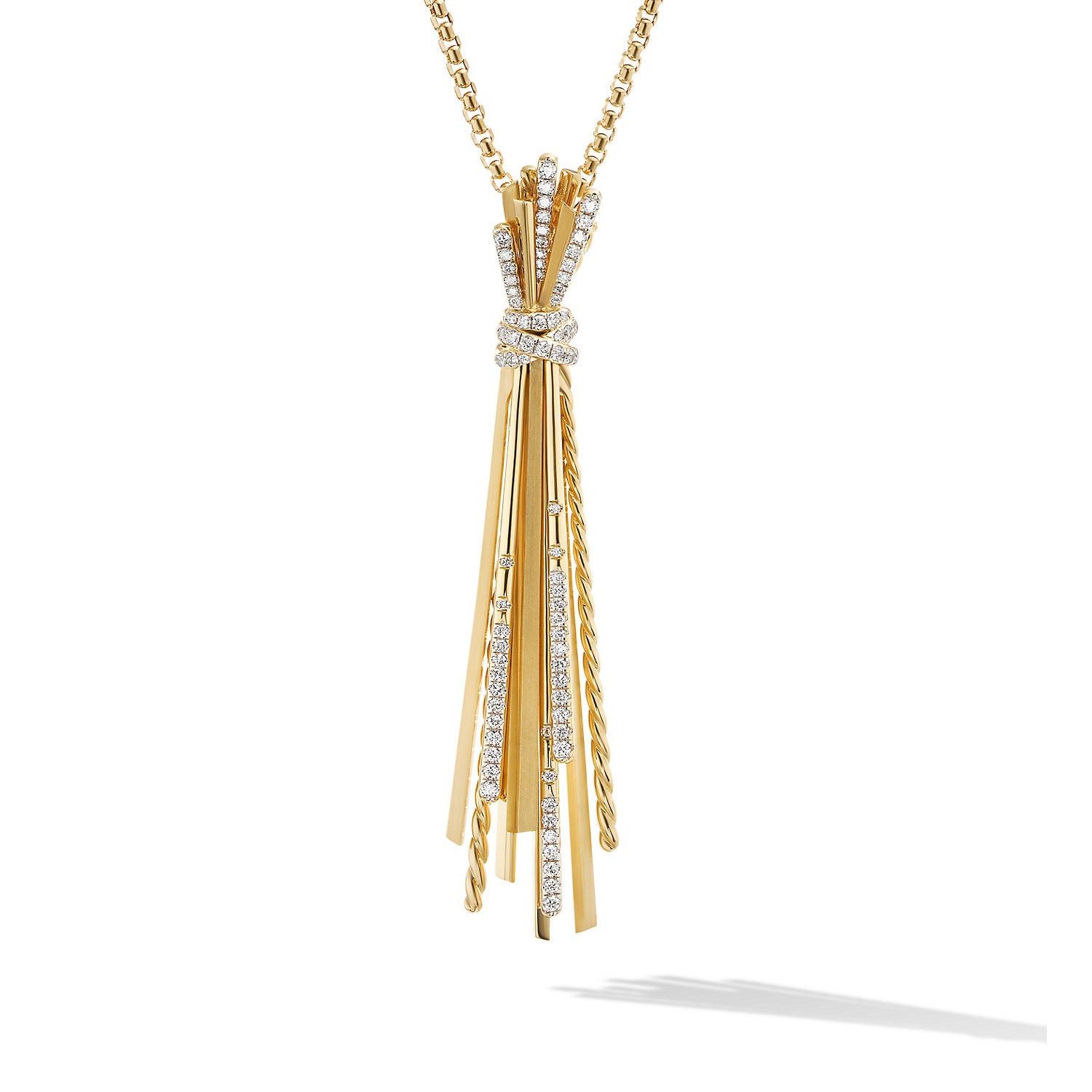 David Yurman o1w1db10426 N16994D Size:8 /Angelika Necklace in Golden Size ONE SIZE - 1 Thumbnail