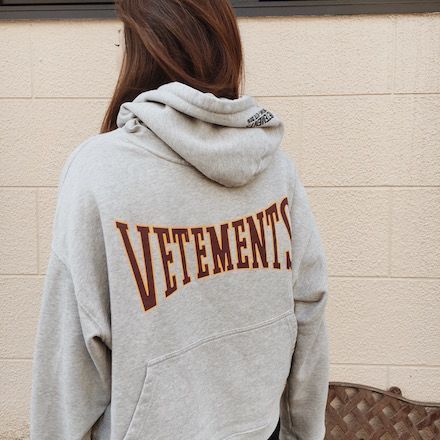 Vetements SS16 Gray Reversible Hoodie Size US M / EU 48-50 / 2 - 19 Thumbnail