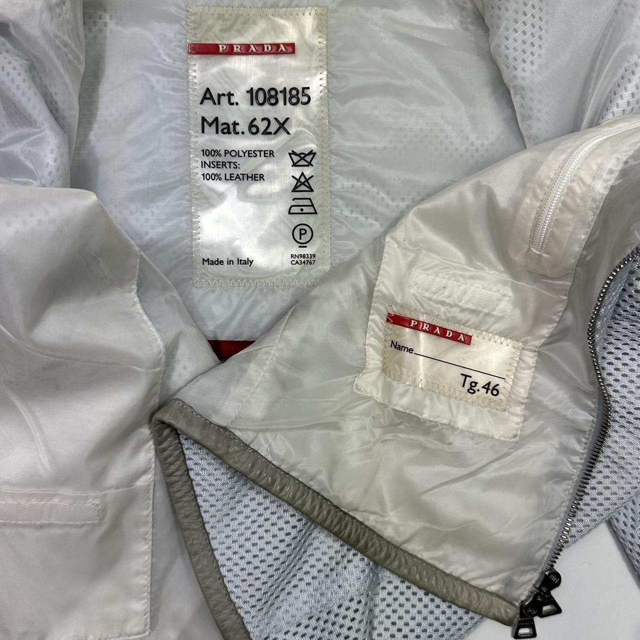 Prada Prada Sport SS00 Technical Mesh Moto Jacket - IT46 Size M / US 6-8 / IT 42-44 - 8 Thumbnail
