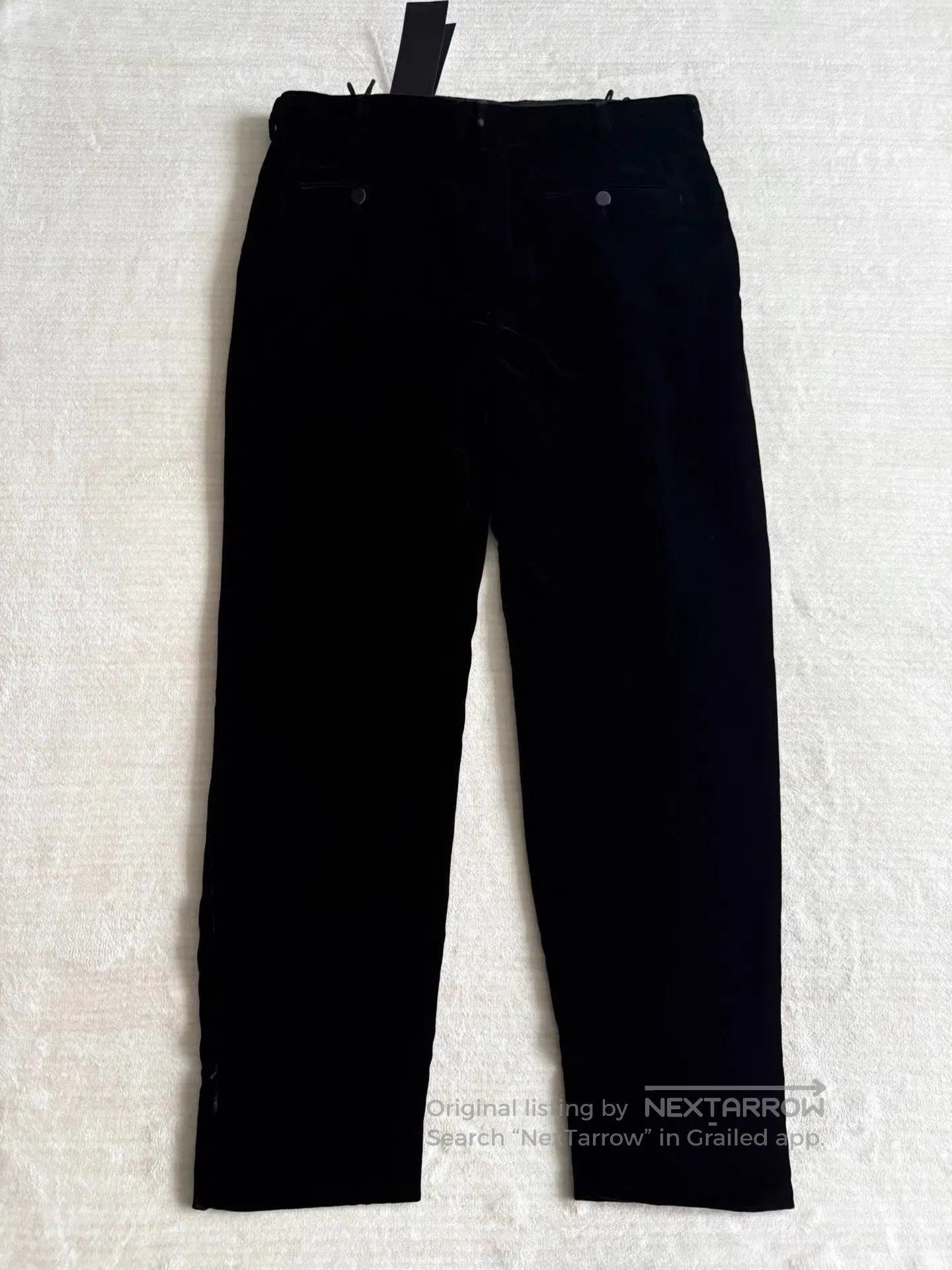 Saint Laurent Paris Black Straight-Leg Casual Pants Size 34. Size US 34 / EU 50 - 2 Thumbnail