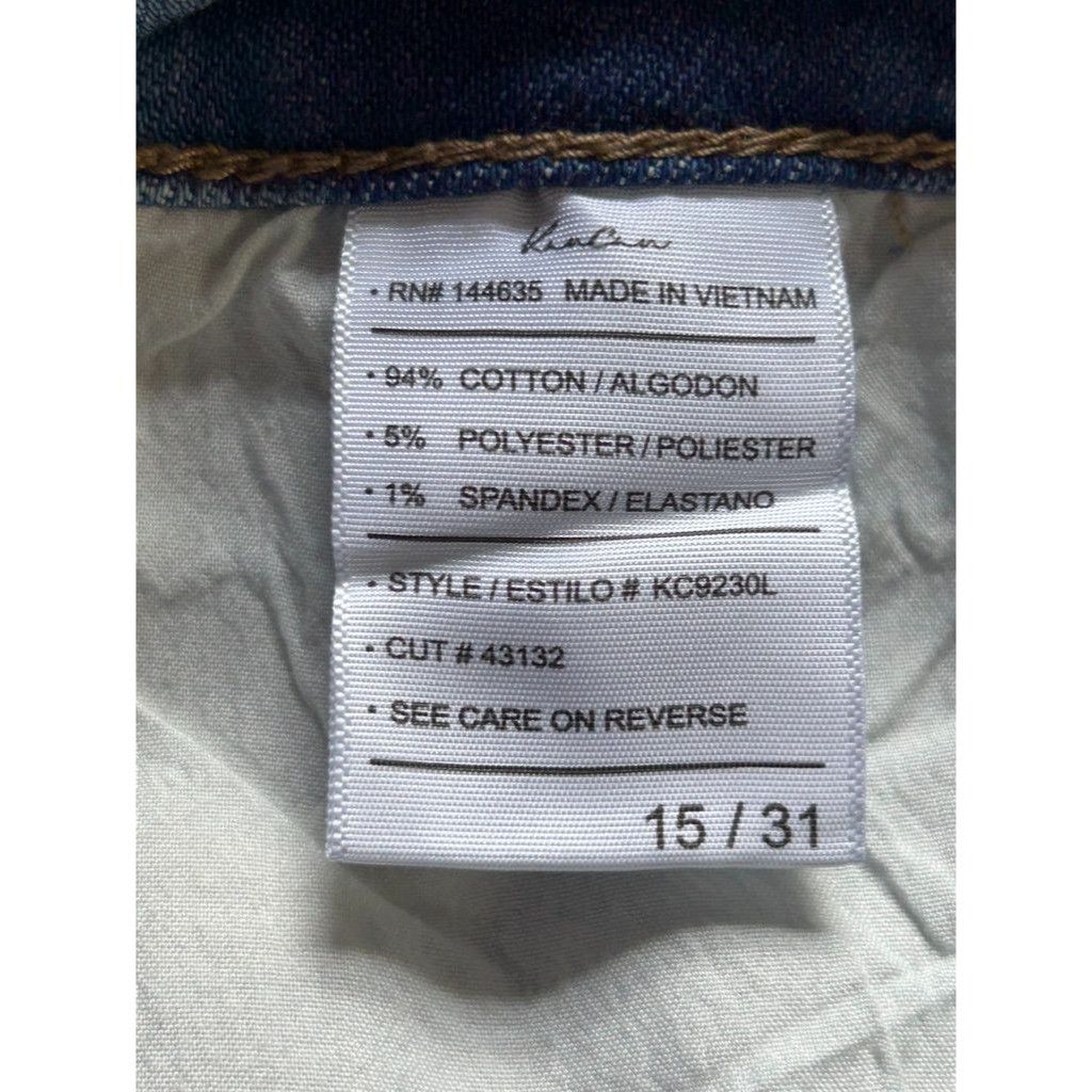 Kancan USA KanCan High Rise Ankle Skinny Distressed Denim Jeans Size 31" - 6 Thumbnail