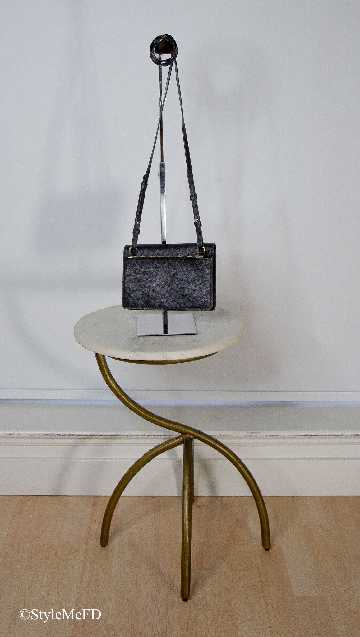 Smythson Smythson "Panama Leather" Black Crossbody Bag Size ONE SIZE - 2 Thumbnail