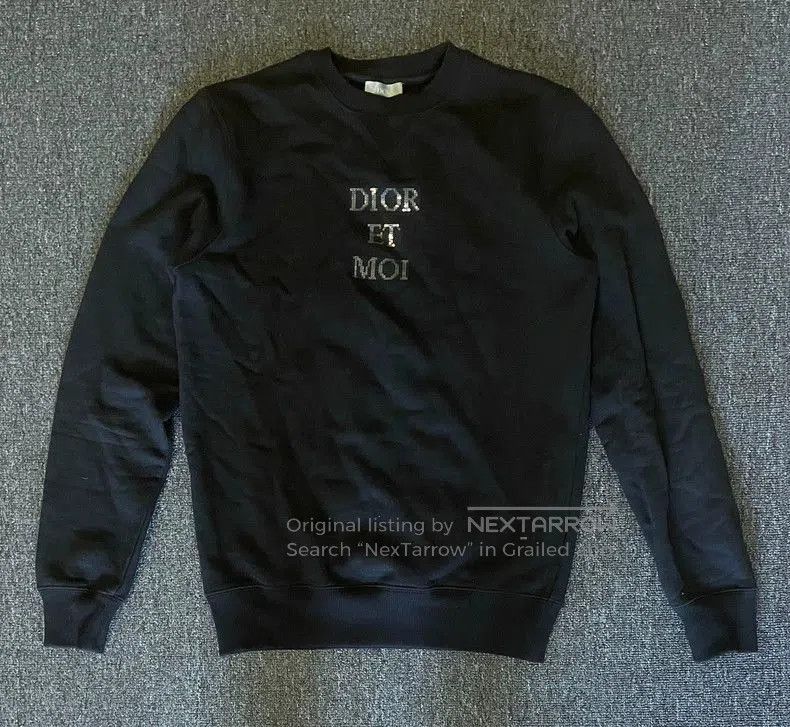 Dior Dior Black Sweatshirt with Scaled Logo. Size US XS / EU 42 / 0 - 1 Thumbnail