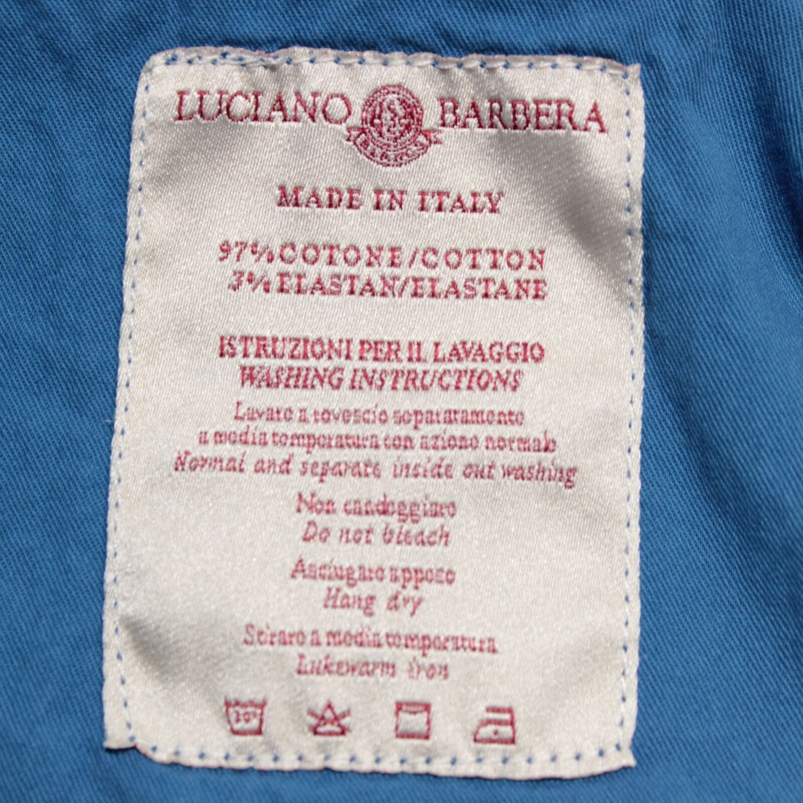 Luciano Barbera Luciano Barbera New with tags Chino Size 36 US In Blue Size US 36 / EU 52 - 4 Thumbnail