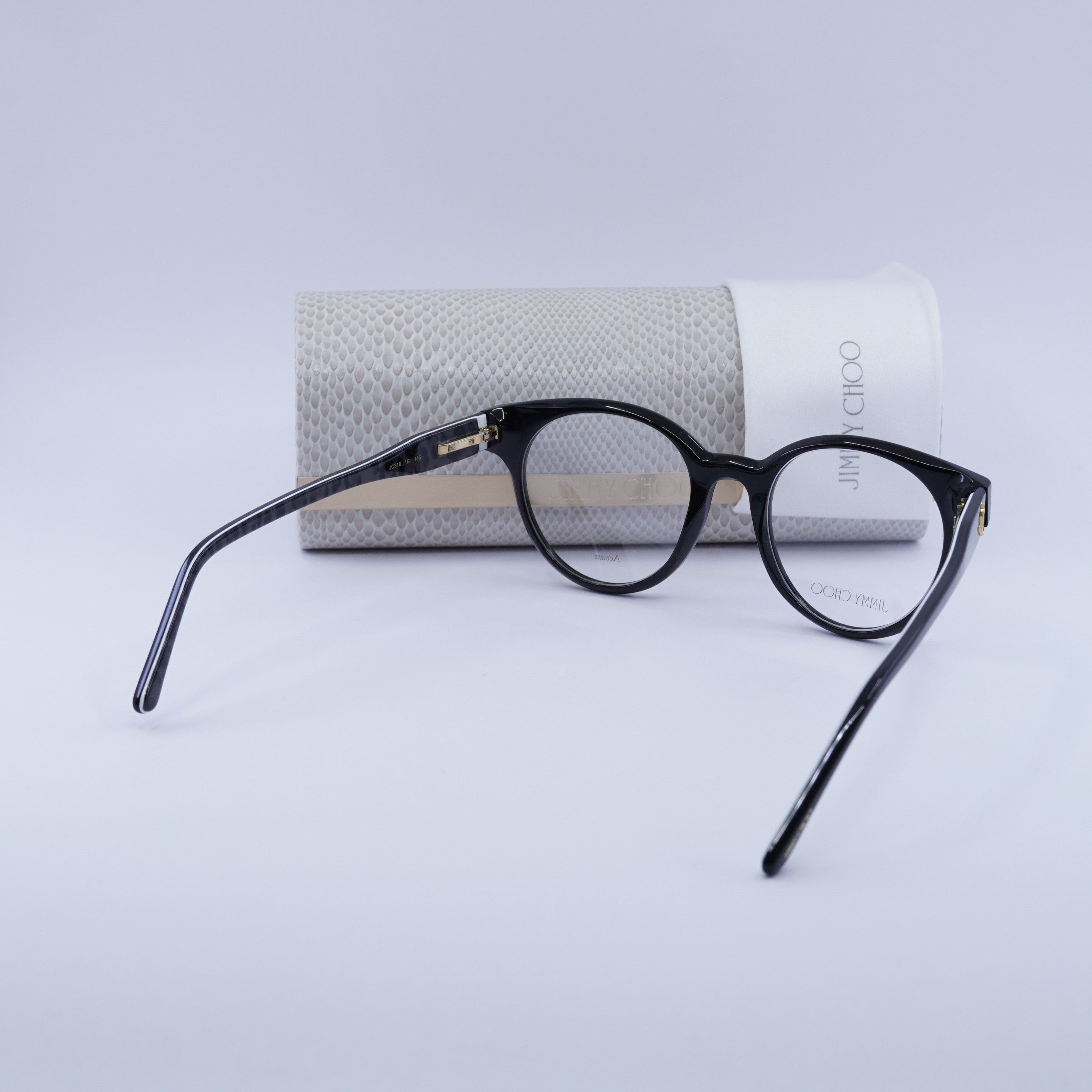 Jimmy Choo Jimmy Choo JC316 01EI 00 Eyeglasses 49mm Size ONE SIZE - 10 Thumbnail