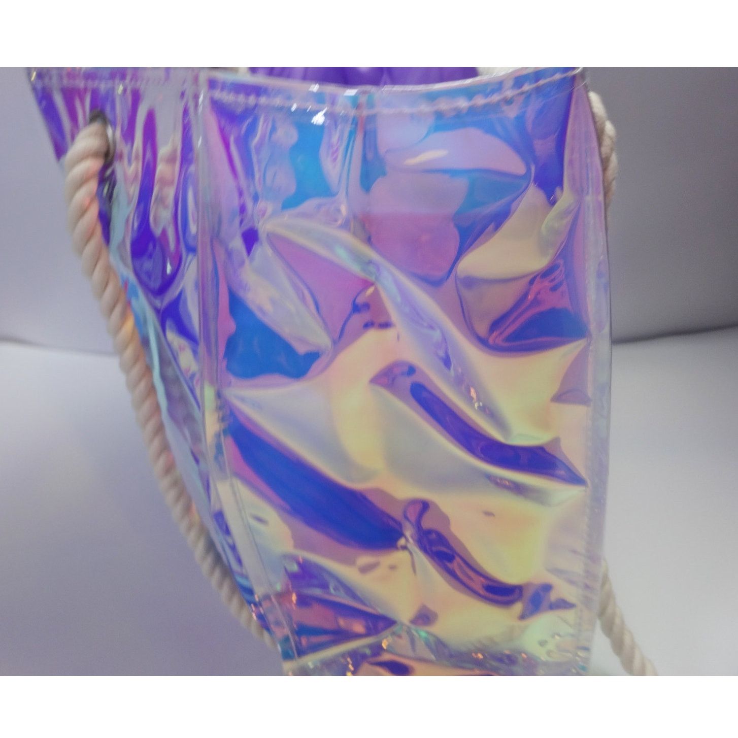 Disney Disney Stitch Holographic Beach Tote Iridescent Bag NWT Size ONE SIZE - 9 Thumbnail