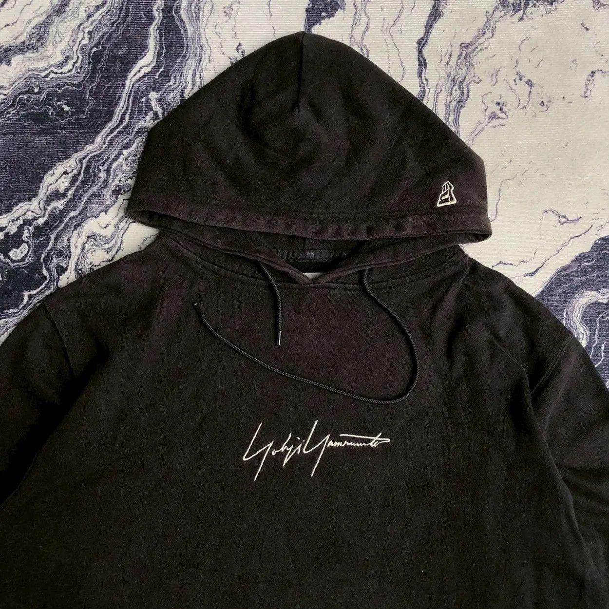 New Era x Yohji Yamamoto Embroidered Logo Hoodie