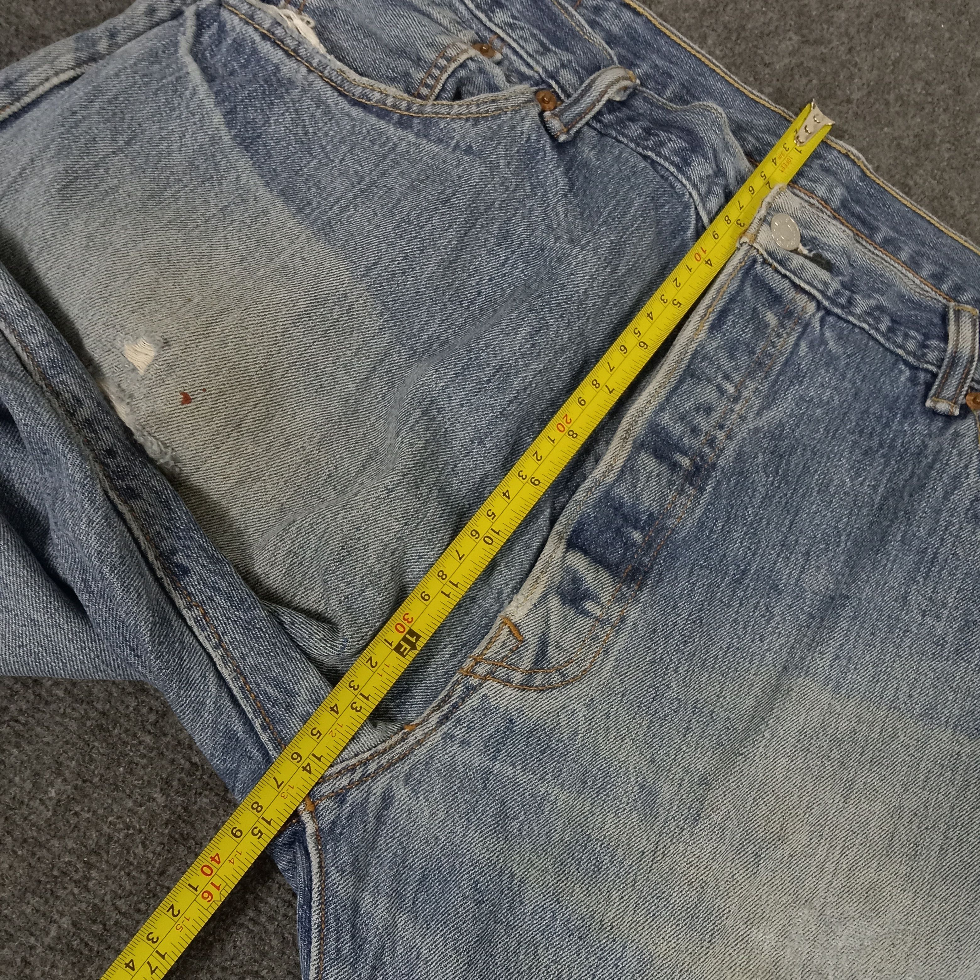 Levi's Levi's 501 Distressed Grunge Style Denim Jeans Size US 40 / EU 56 - 8 Thumbnail