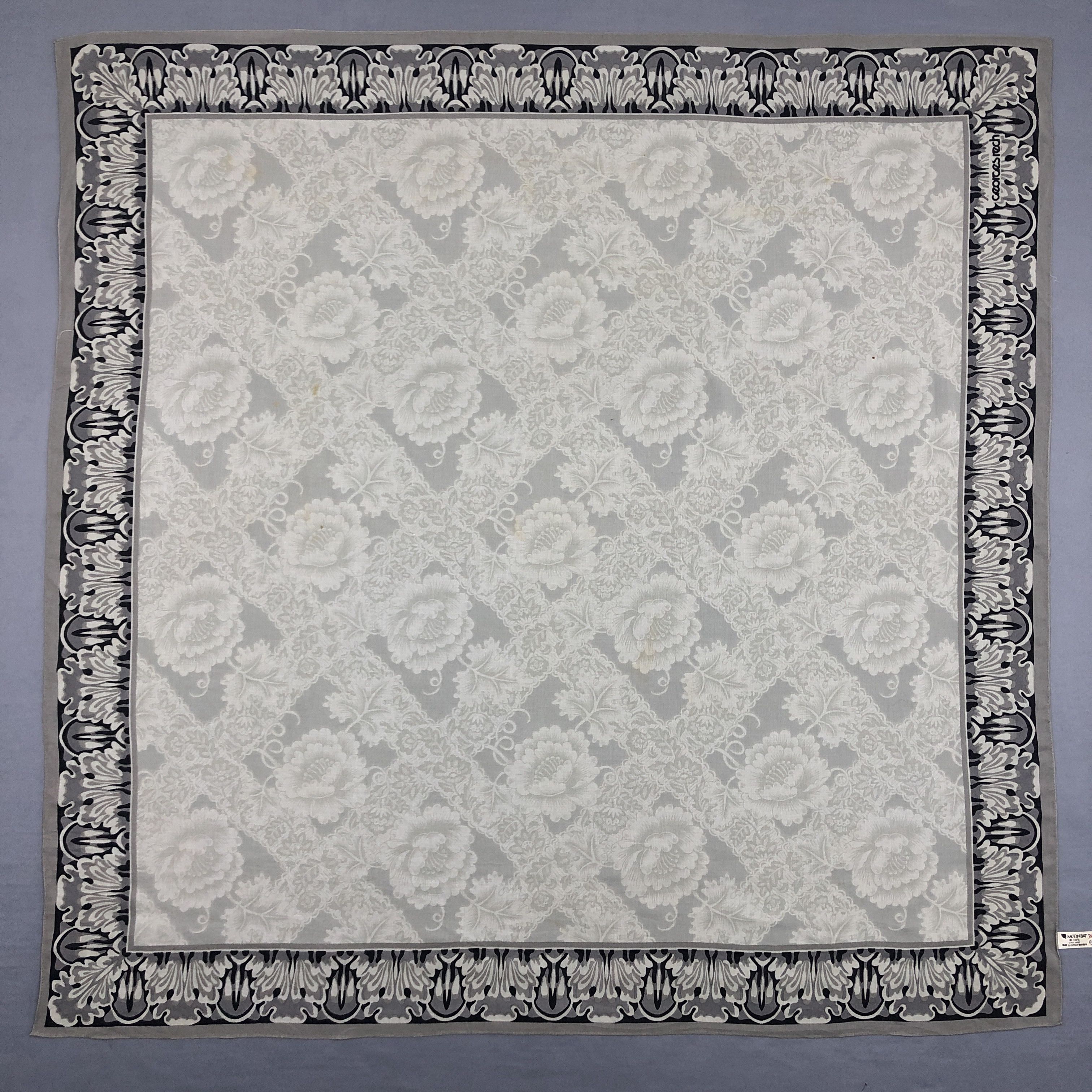 Vintage Georges Rech SILK Scarf Twill Stole Wraps Scarves