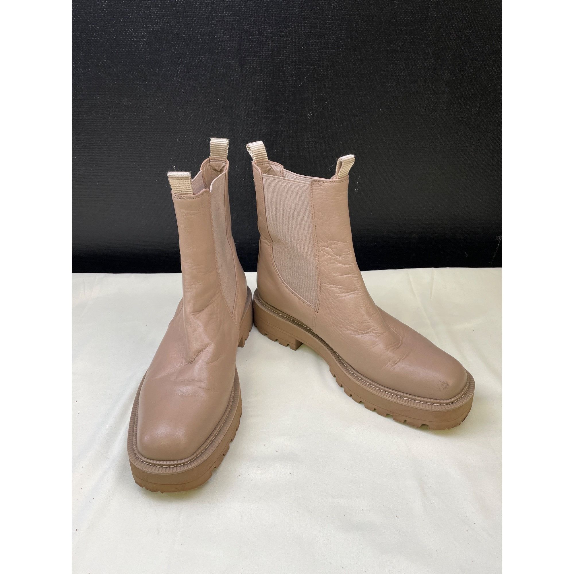 Sam Edelman Sam Edelman Women's Tan Leather Ankle Boots Size 10 SKU 5736 Size US 10 / IT 40 - 2 Thumbnail