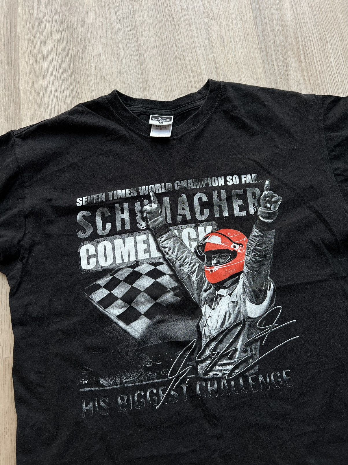 Formula 1 × Vintage Vintage Michael Schumacher Comeback T-Shirt tee Size US L / EU 52-54 / 3 - 2 Thumbnail