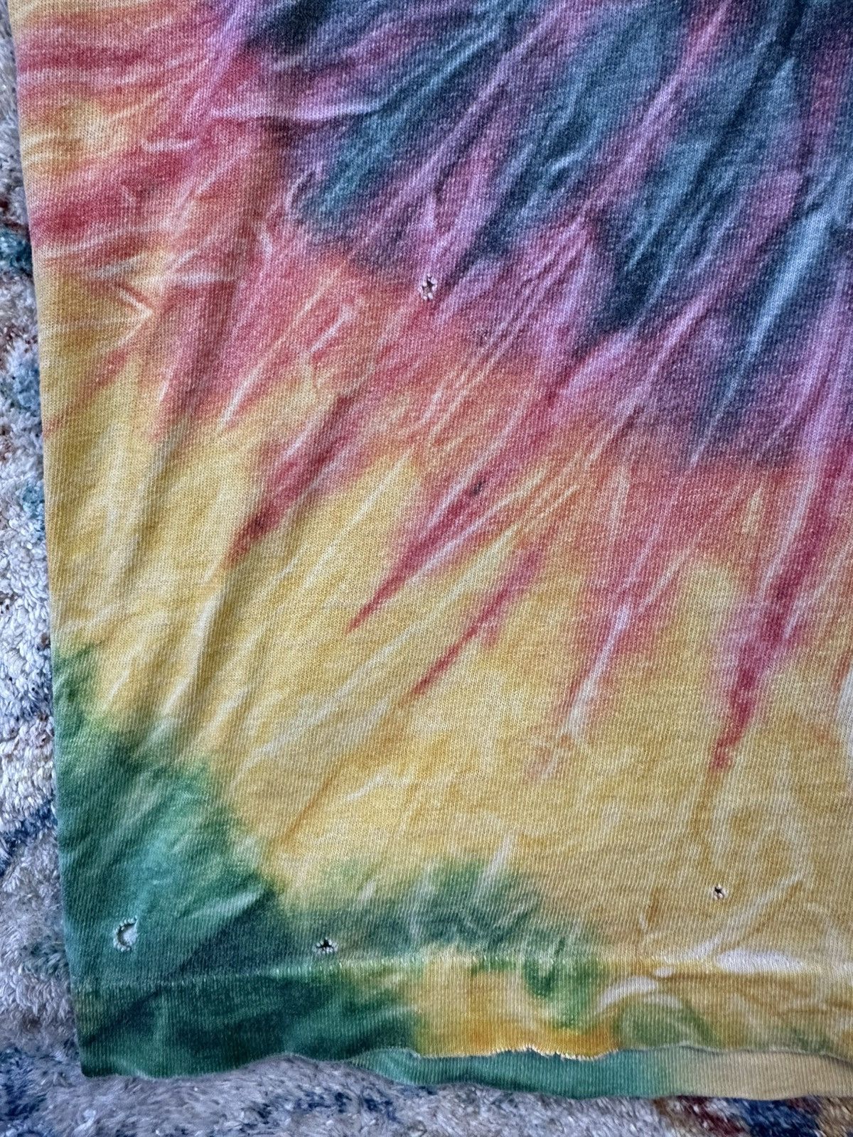 Vintage Vintage San Fransisco Spellout Tye-Dye T-shirt Medium Size US M / EU 48-50 / 2 - 7 Thumbnail