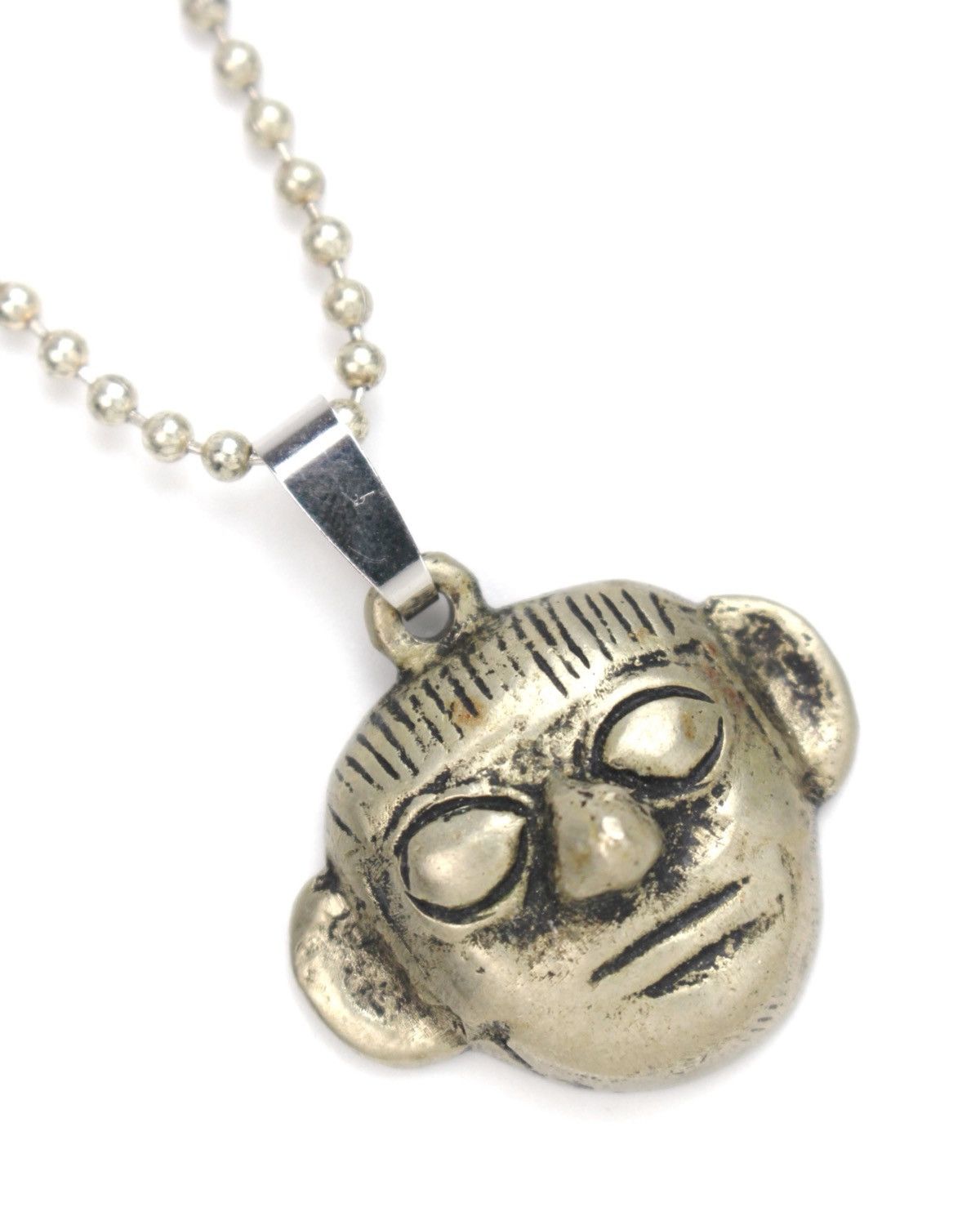 Vintage 2000S JAPANESE MADE LORD OF SIPÁN MASK PENDANT NECKLACE Size ONE SIZE - 3 Thumbnail