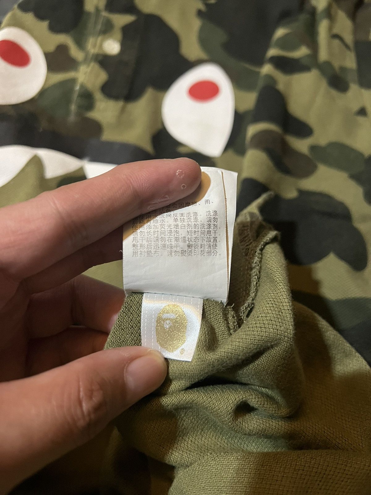 Bape Bape shark camo poloshirt Size US L / EU 52-54 / 3 - 5 Thumbnail