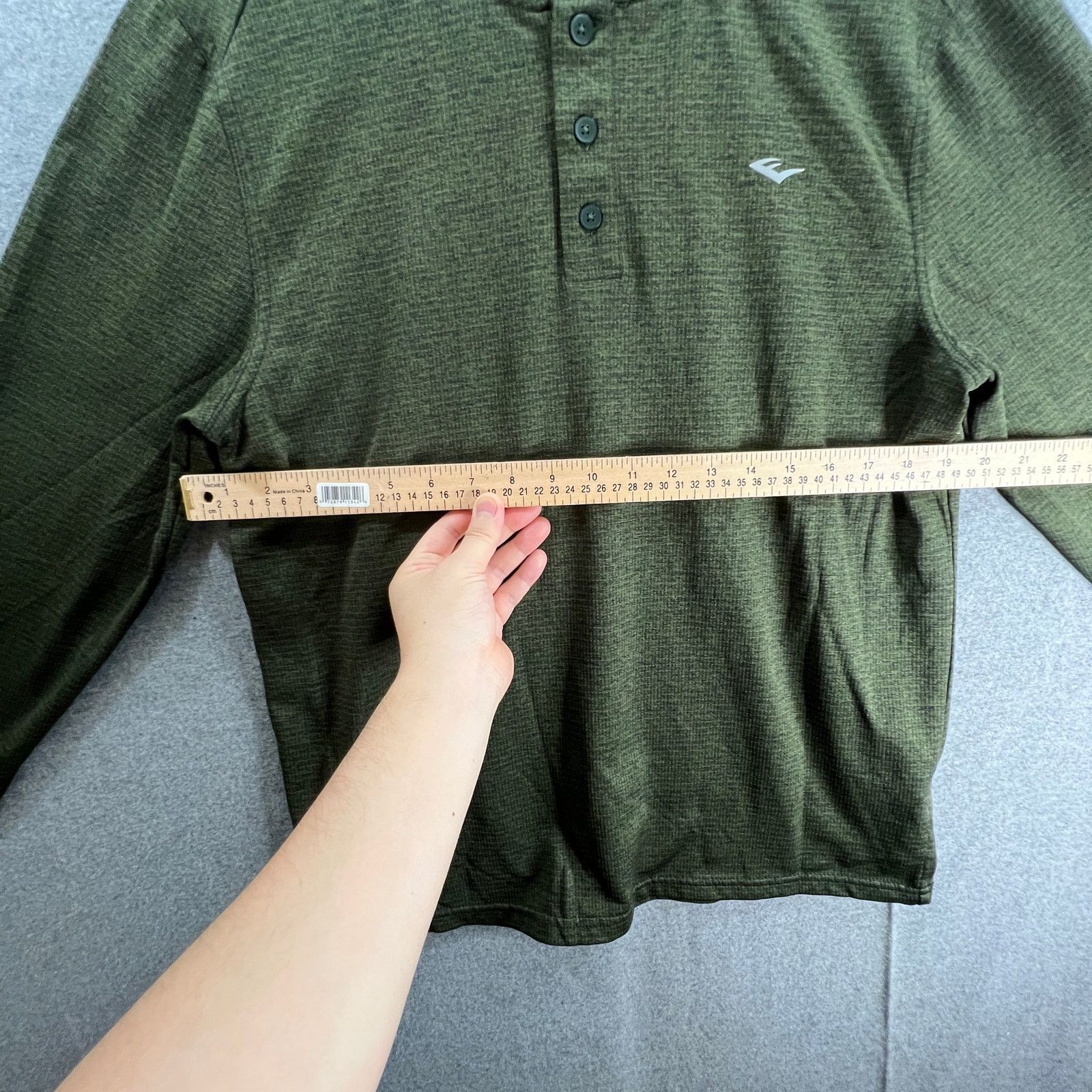 Everlast Everlast Shirt Adult Medium Green Long Sleeve Casual Size US M / EU 48-50 / 2 - 7 Thumbnail