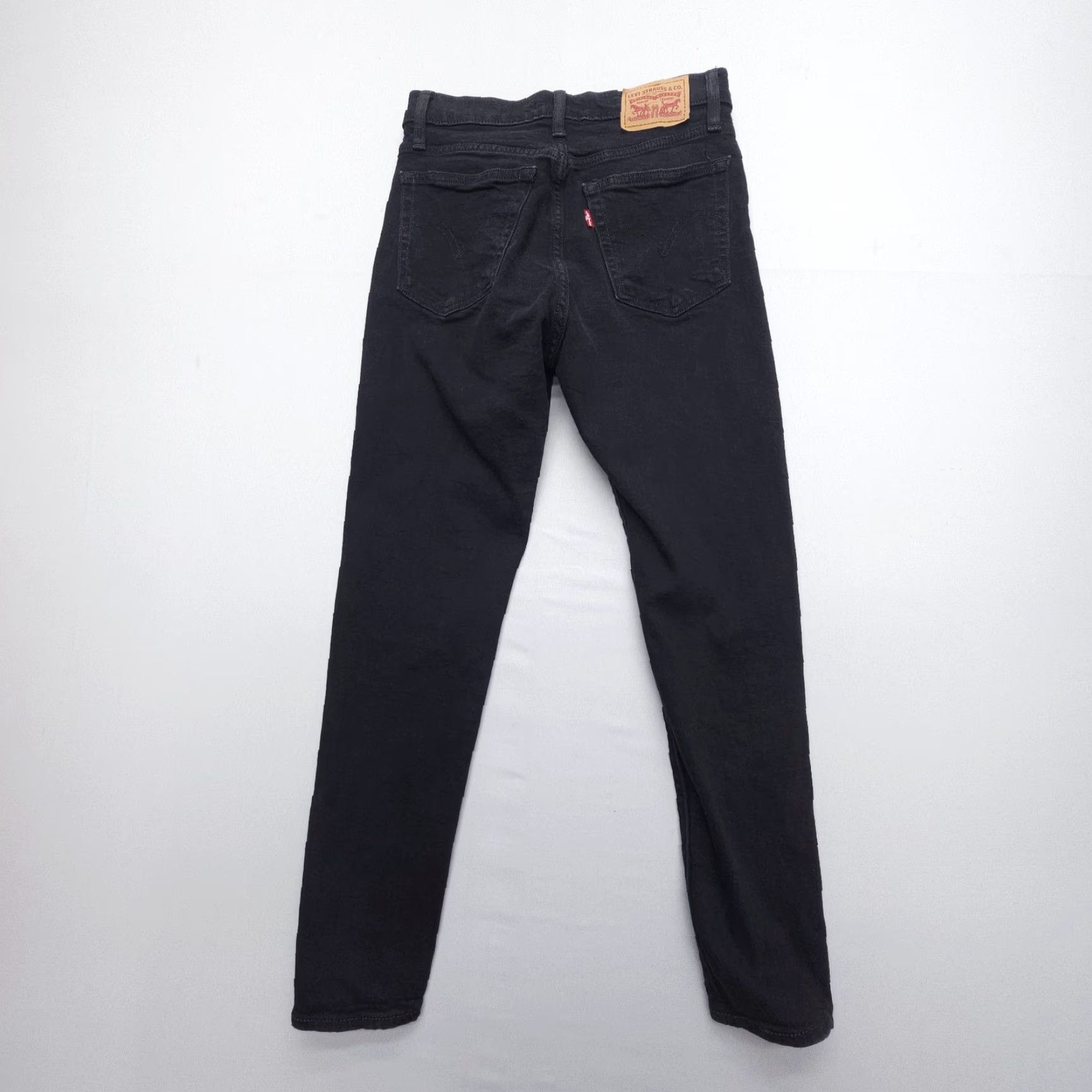 Levi's Levi's Wedgie Skinny Jeans Womens Size 27 Black High Rise Button Fly Stretch Size 27" / US 4 / IT 40 - 2 Thumbnail