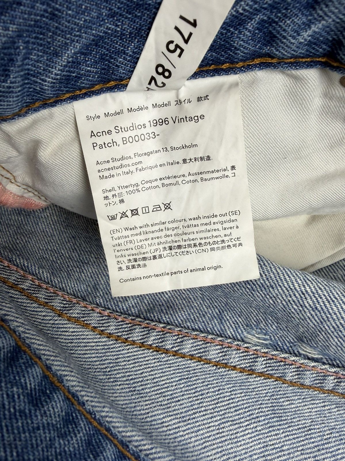 Acne Studios Acne Studios 1996 Vintage Patch Jeans 30/32 Size US 30 / EU 46 - 4 Thumbnail