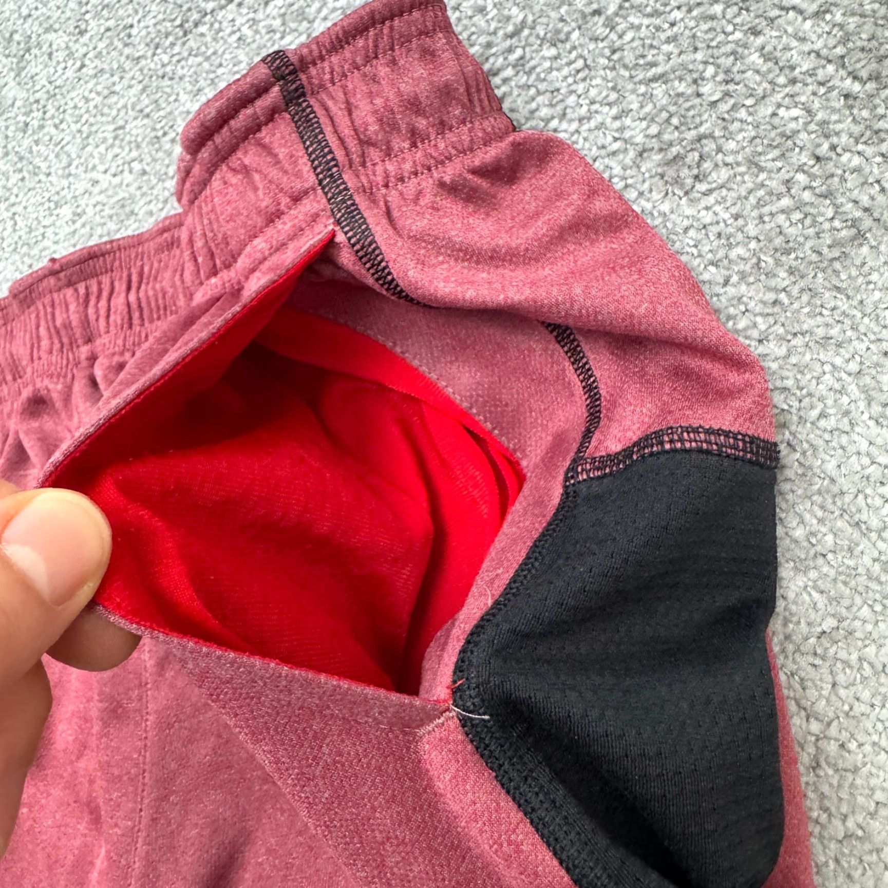 Adidas Adidas Climacool Basketball Training Shorts Men Large Heathered Red Black Active Size US 33 - 4 Thumbnail