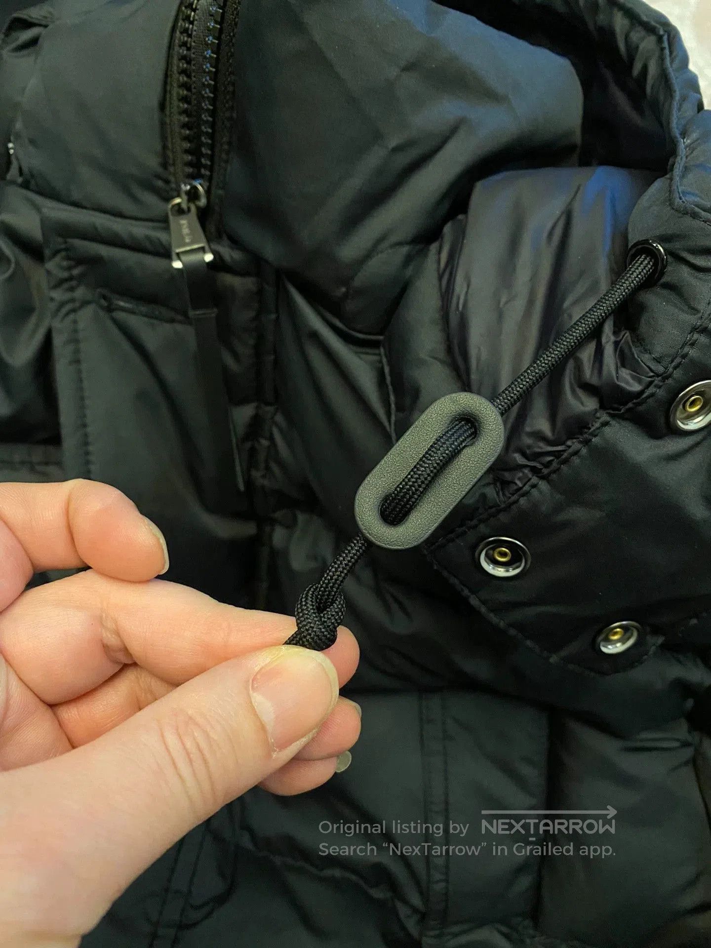 RRL Ralph Lauren Black Hooded Puffer Coat . Size US M / EU 48-50 / 2 - 9 Thumbnail