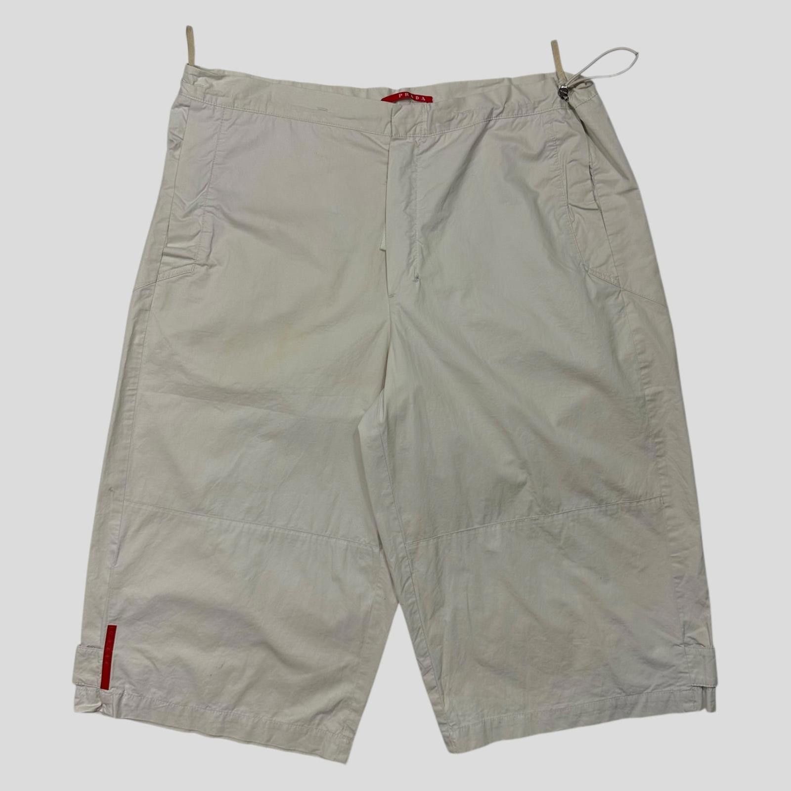 Prada Sport 2006 Tech Cotton Adjustable Long Shorts - L/XL