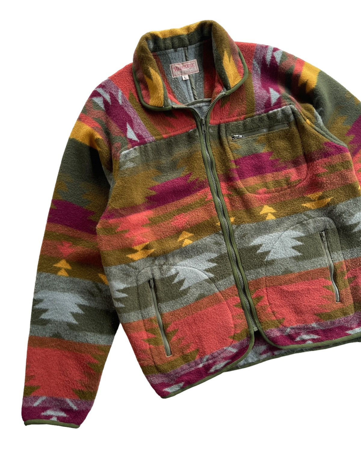 Japanese Brand Vintage Kriff Mayer Western Aztec Navajo Jacket Size US L / EU 52-54 / 3 - 7 Thumbnail