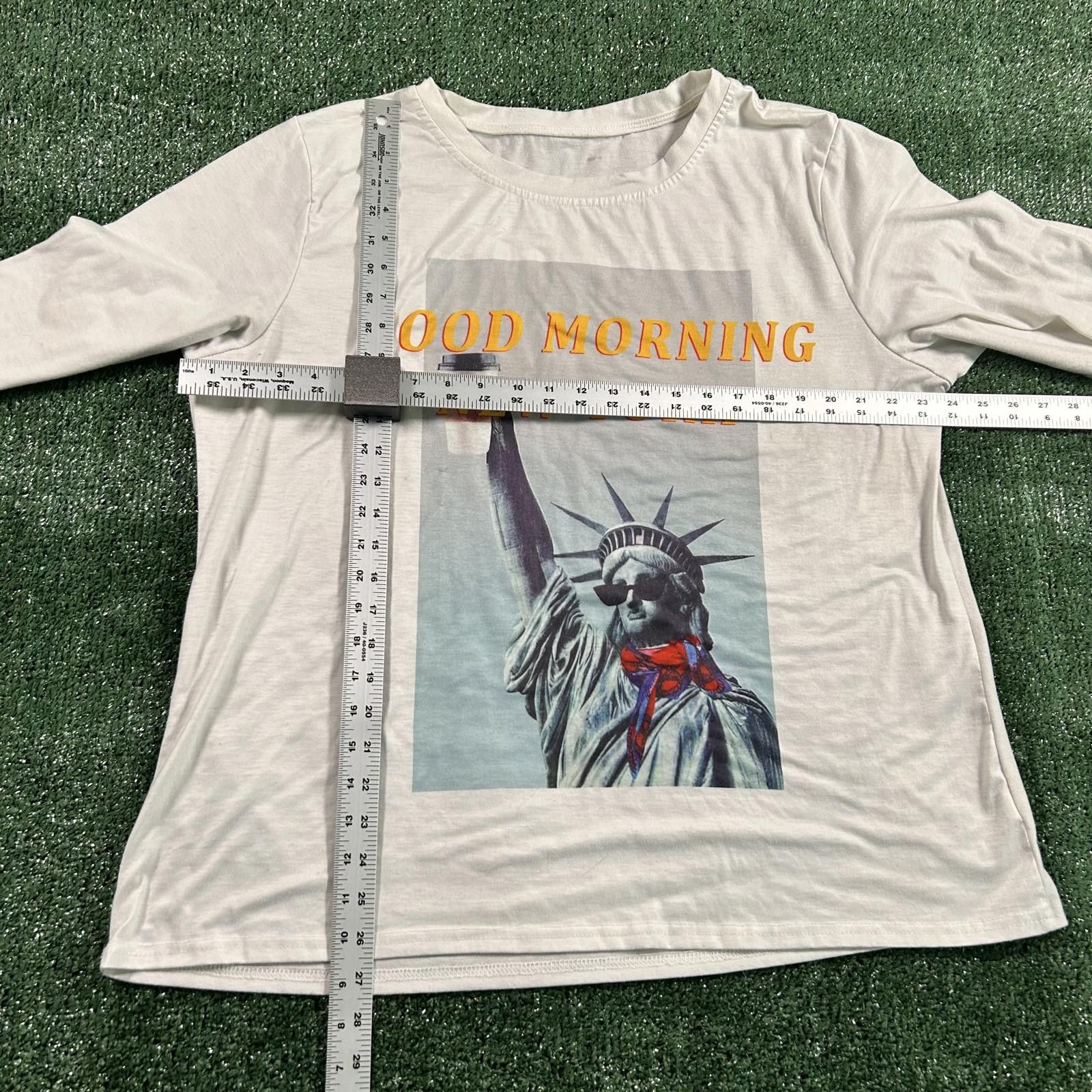 Other Men’s Long Sleeve Top with Statue of Liberty Print XL Size US XL / EU 56 / 4 - 2 Thumbnail