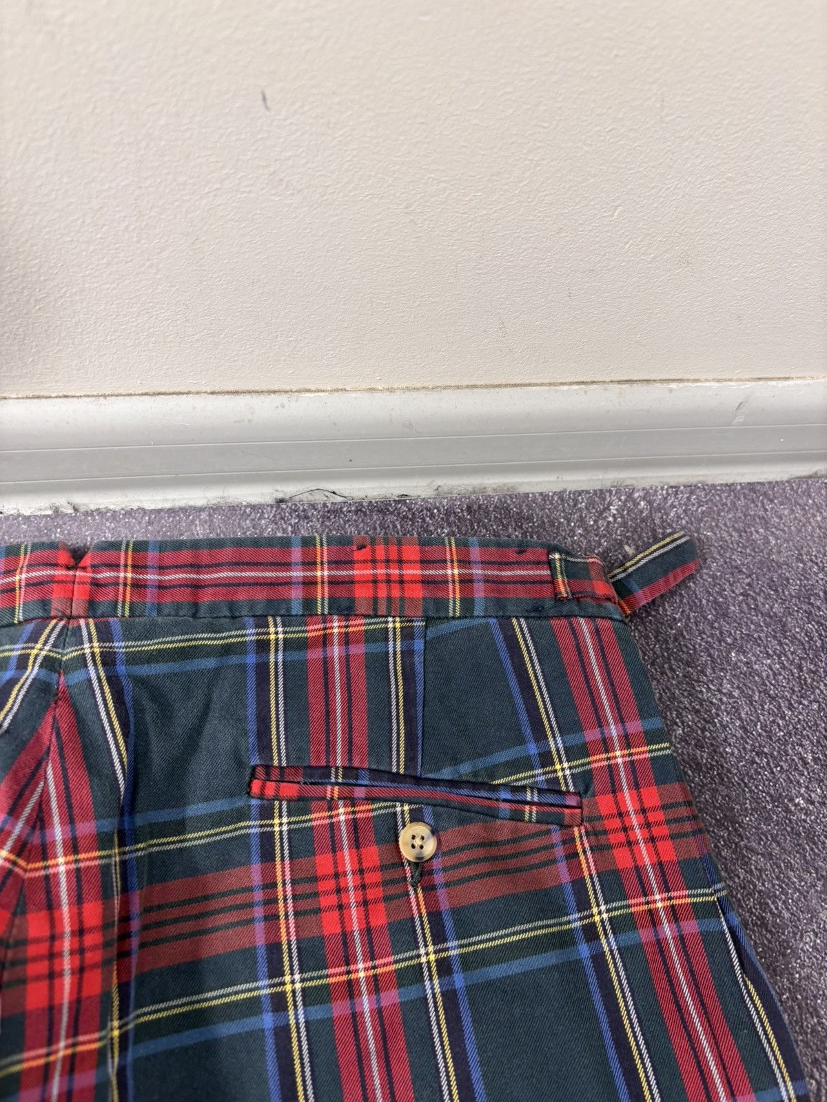 Polo Ralph Lauren Vintage Polo Ralph Lauren Men’s Tartan Plaid Pants Trousers Size US 38 / EU 54 - 21 Thumbnail