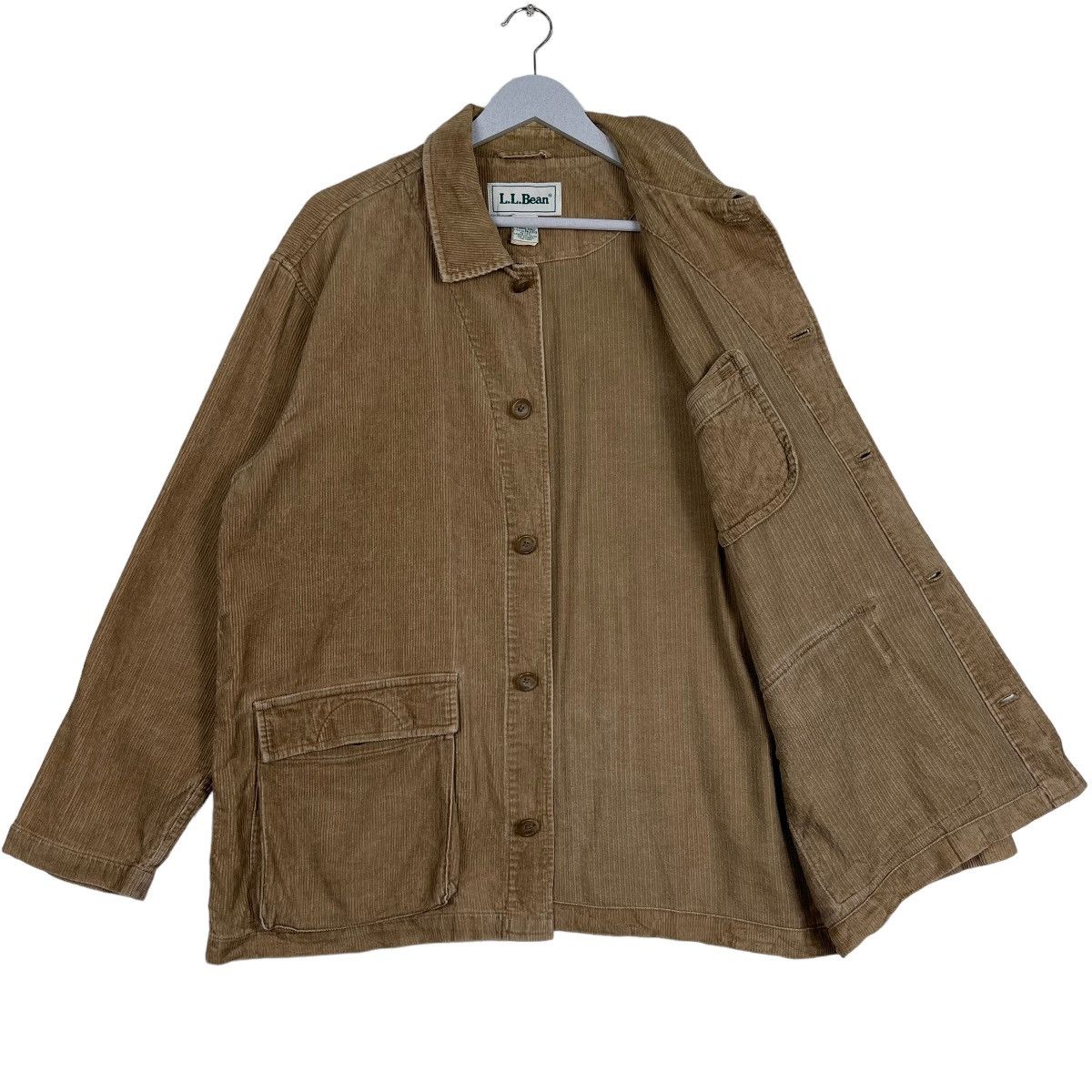 L.L. Bean VINTAGE LL BEAN SAFARI OUTDOOR CORDUROY JACKET Size US M / EU 48-50 / 2 - 9 Thumbnail