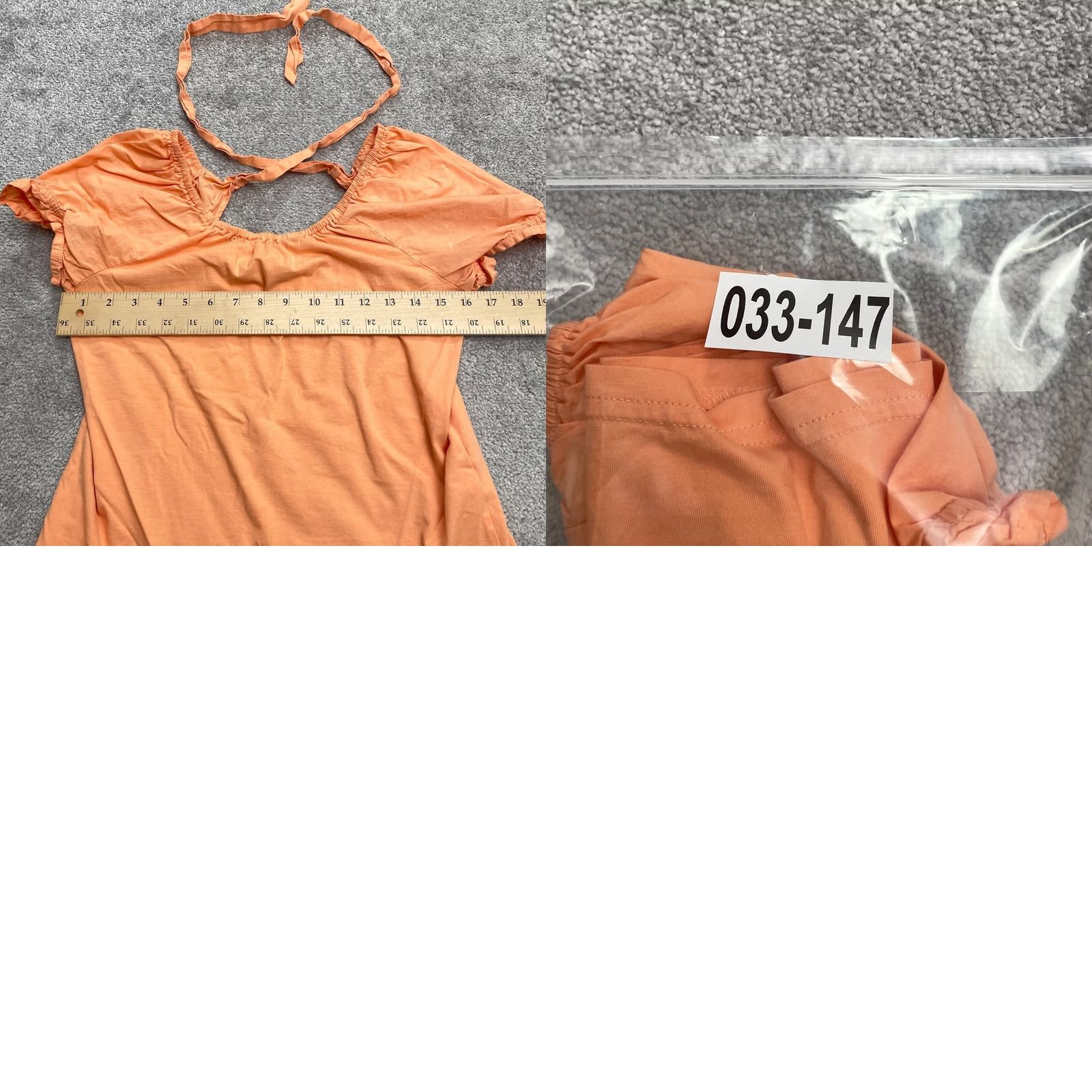 J.Crew J. Crew Tie Back Peasant Top Womens XS Orange Cotton Ruffles Puff Sleeve Casual Shirt Blouse Girls/ Women? Size XS / US 0-2 / IT 36-38 - 8 Thumbnail