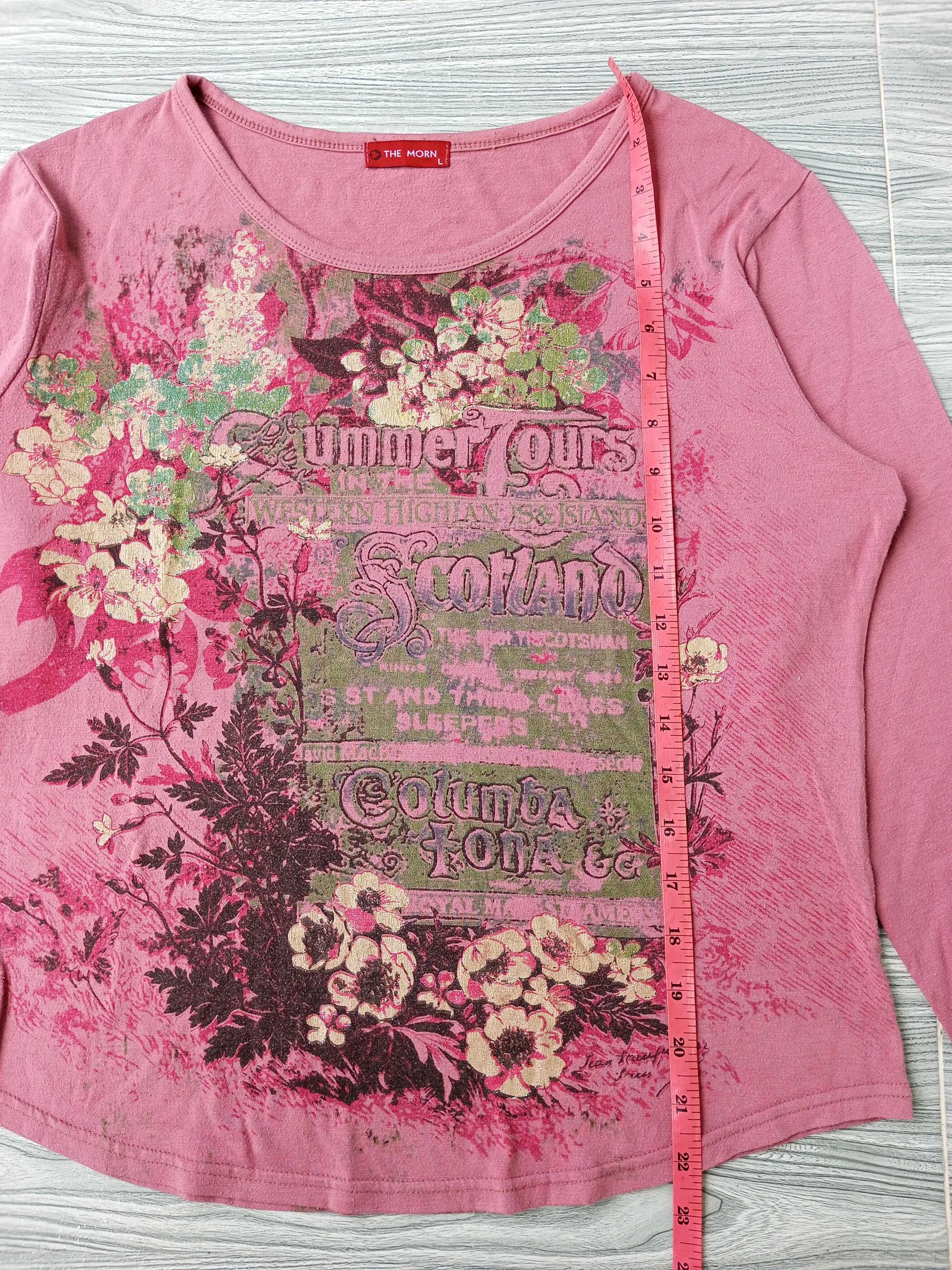 If Six Was Nine × Japanese Brand × Le Grande Bleu (L.G.B.) "No Wash Tag" Gothic Poem Long Sleeve Japanese T Shirt Size US L / EU 52-54 / 3 - 6 Thumbnail