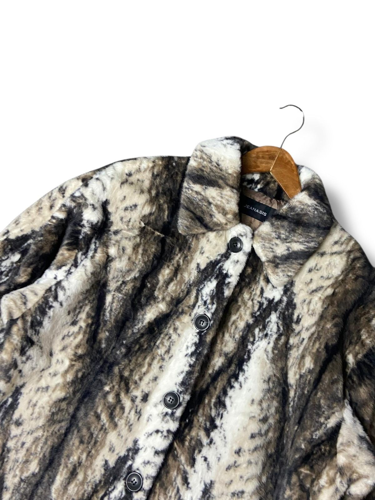 Designer × Japanese Brand × Vintage Jeanasis Brand Half Fur Coat Jacket (124) Size US S / EU 44-46 / 1 - 7 Thumbnail