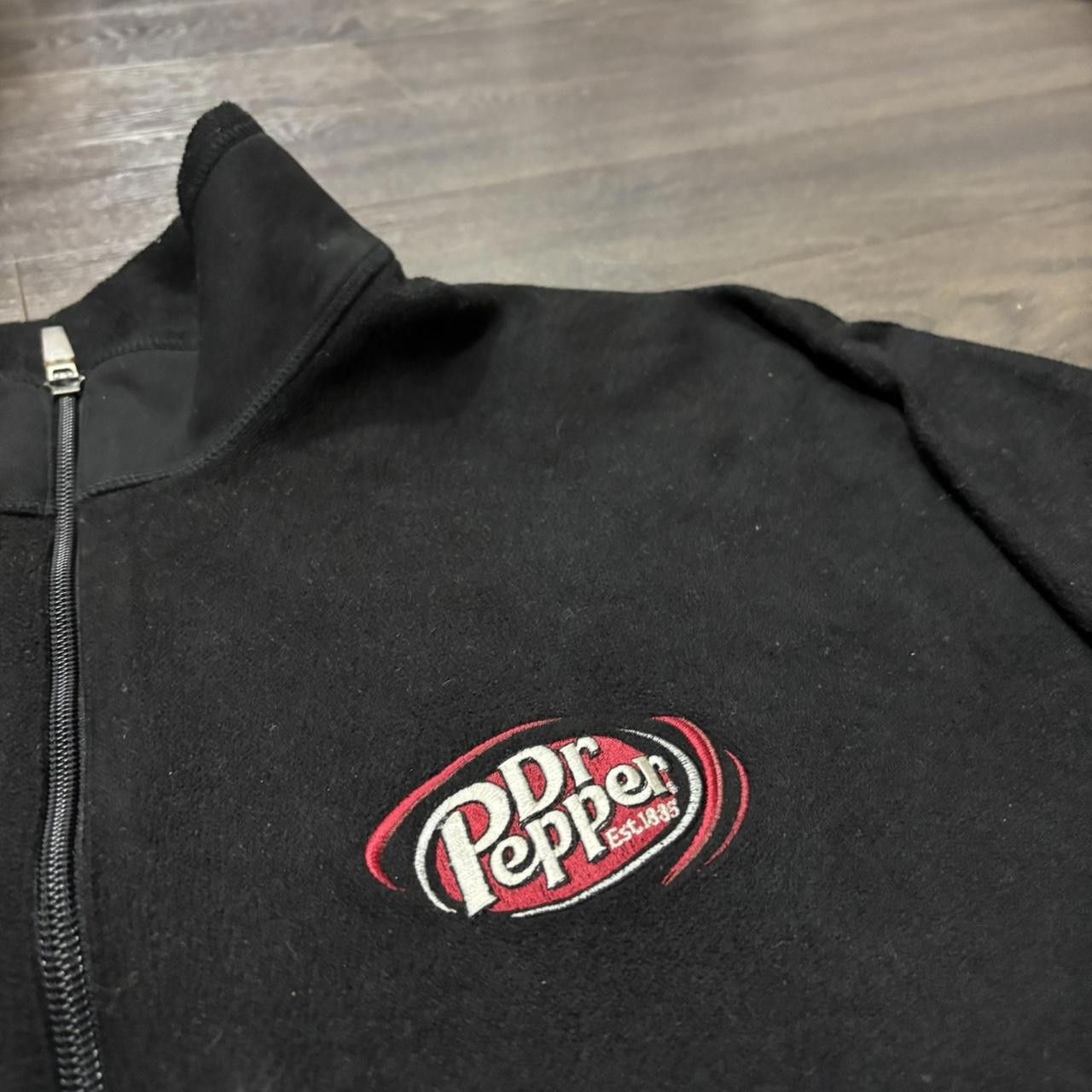 Designer Vintage Dr Pepper fleece zip up sweatshirt 00s XL Size US XL / EU 56 / 4 - 1 Thumbnail