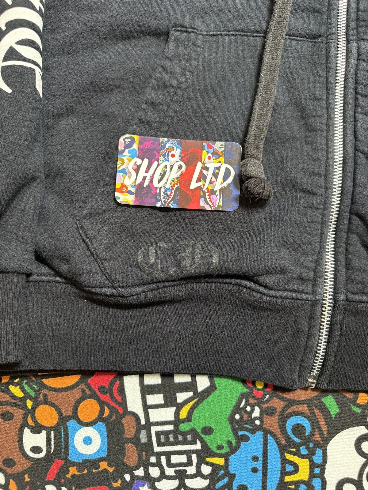 Chrome Hearts Chrome Hearts Black Script Logo Thermal Hoodie Size US S / EU 44-46 / 1 - 8 Thumbnail