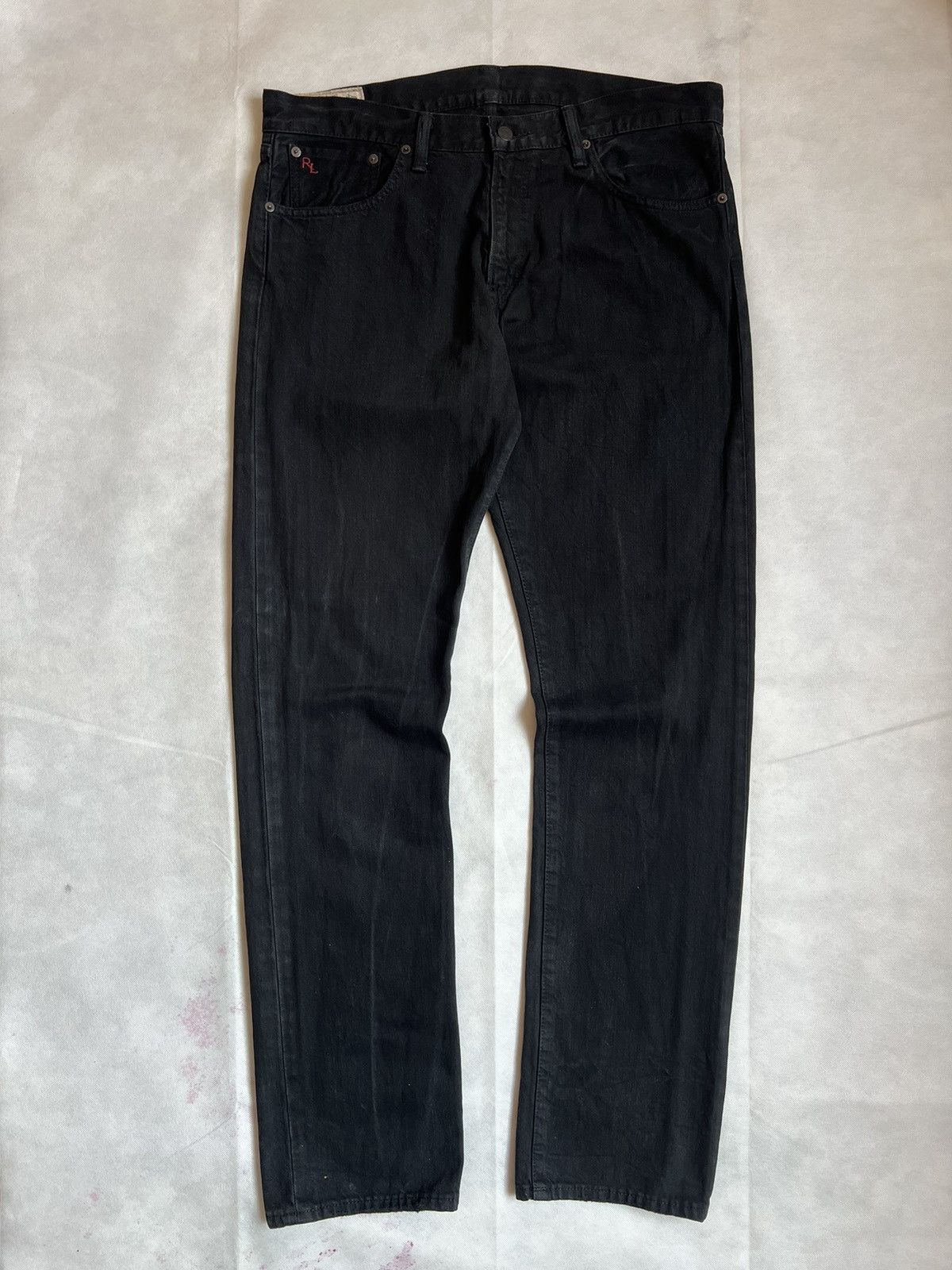 Polo Ralph Lauren Vintage Polo Ralph Lauren RL Black Denim Size US 37 - 1 Thumbnail
