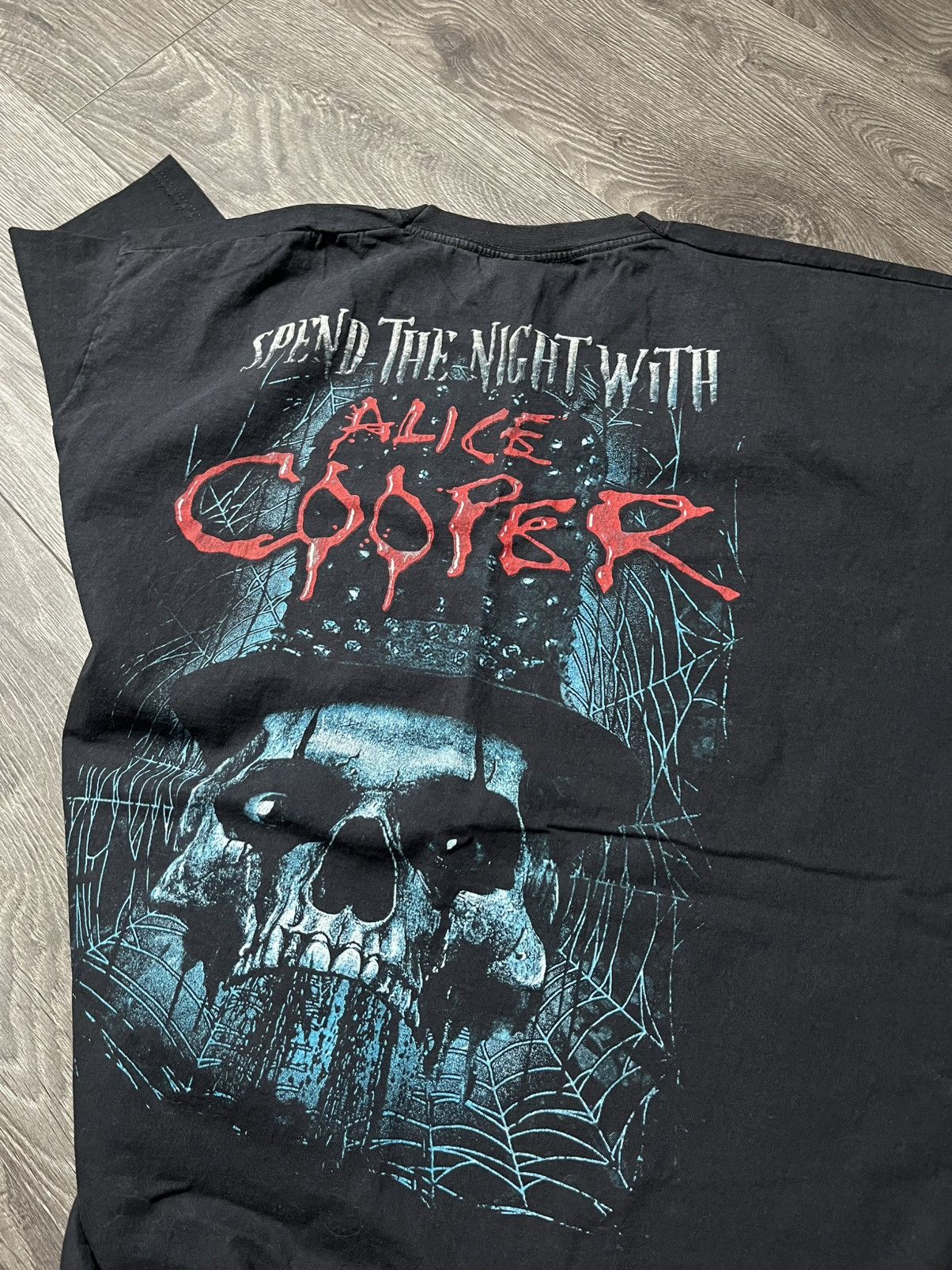 Band Tees Vintage 2016 Alice Cooper 'Spend The Night With' Tour Tee XL Size US XL / EU 56 / 4 - 7 Thumbnail
