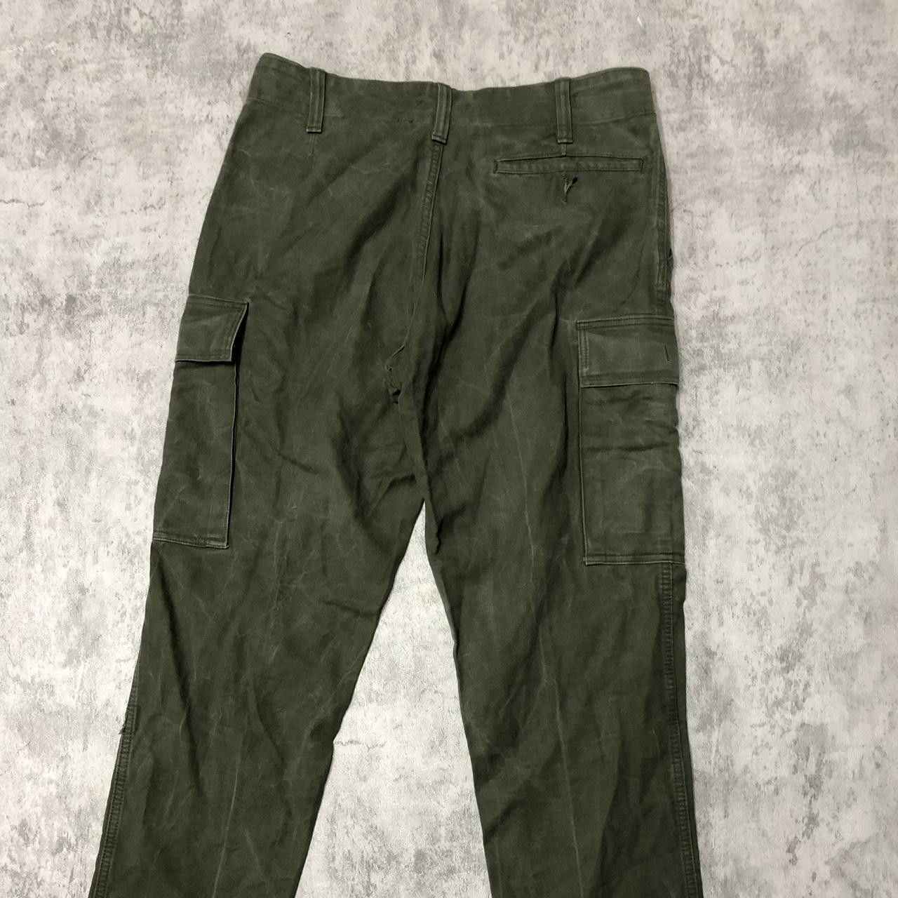 Other Khaki green vintage military cargo trousers clothing Size US 32 / EU 48 - 4 Thumbnail
