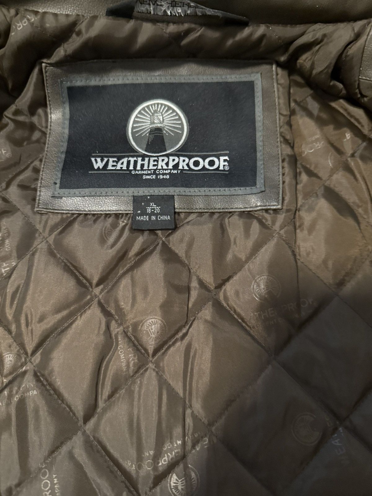 Japanese Brand × Vintage aviator brown leather jacket Size US XL / EU 56 / 4 - 7 Thumbnail