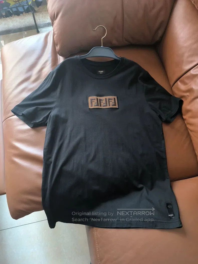 Fendi Fendi Men's FF Embroidered Black T. Size US XL / EU 56 / 4 - 3 Thumbnail