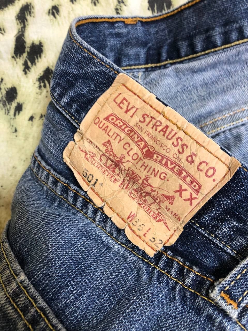 Levi's Levi's 501 Button Fly Cuffed Denim Shorts Blue Men's Size US 36 / EU 52 - 3 Thumbnail