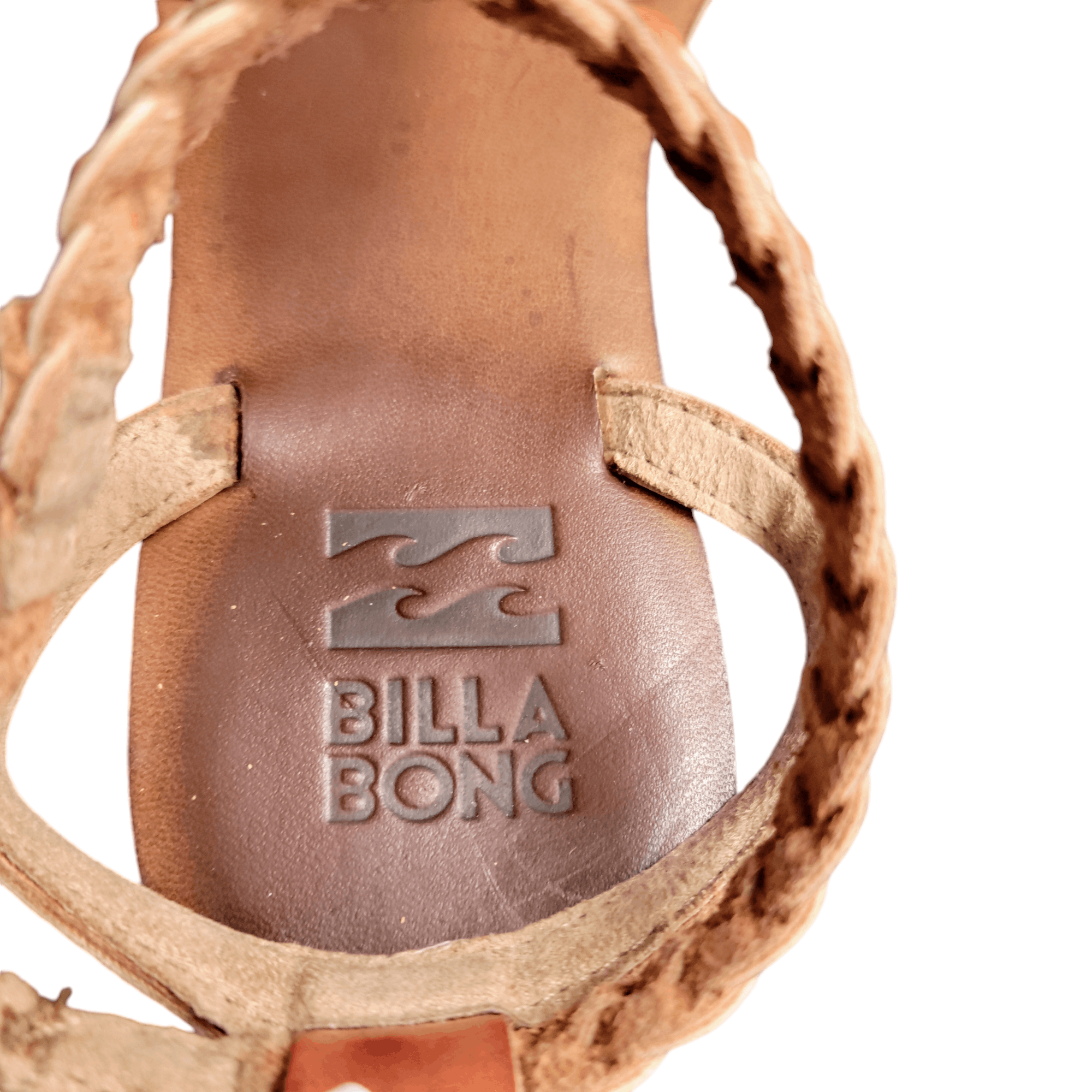 Billabong Billabong Buckle Braided Faux Leather Ankle Strappy Sandals Size US 8 / IT 38 - 7 Thumbnail