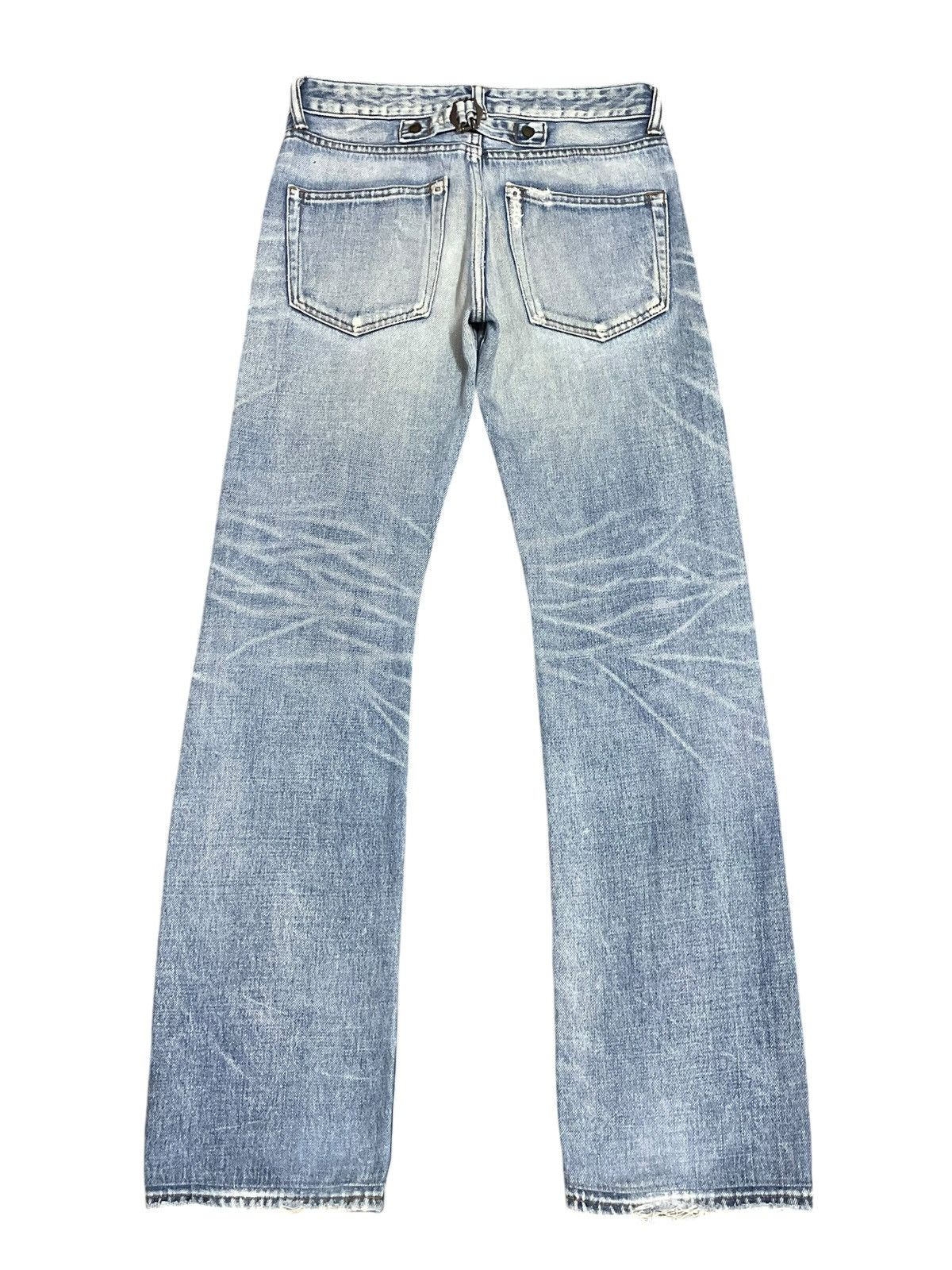 Vintage Japanese Stunning Lure Buckle Back Fade Wash Jeans