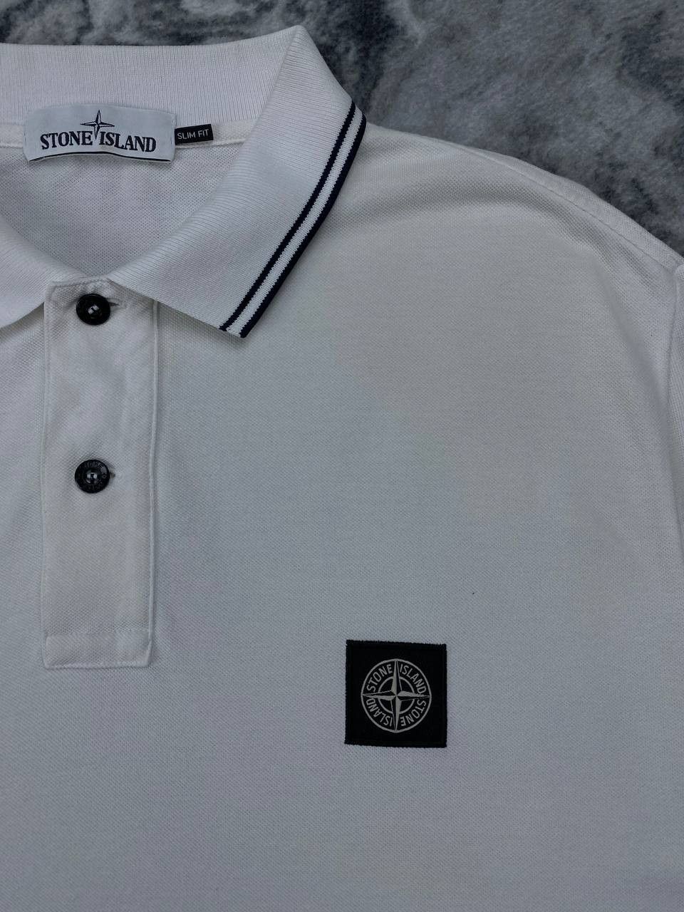 Stone Island Stone Island Polo Shirt Patch Program Men Size 2XL White Size US XXL / EU 58 / 5 - 2 Thumbnail