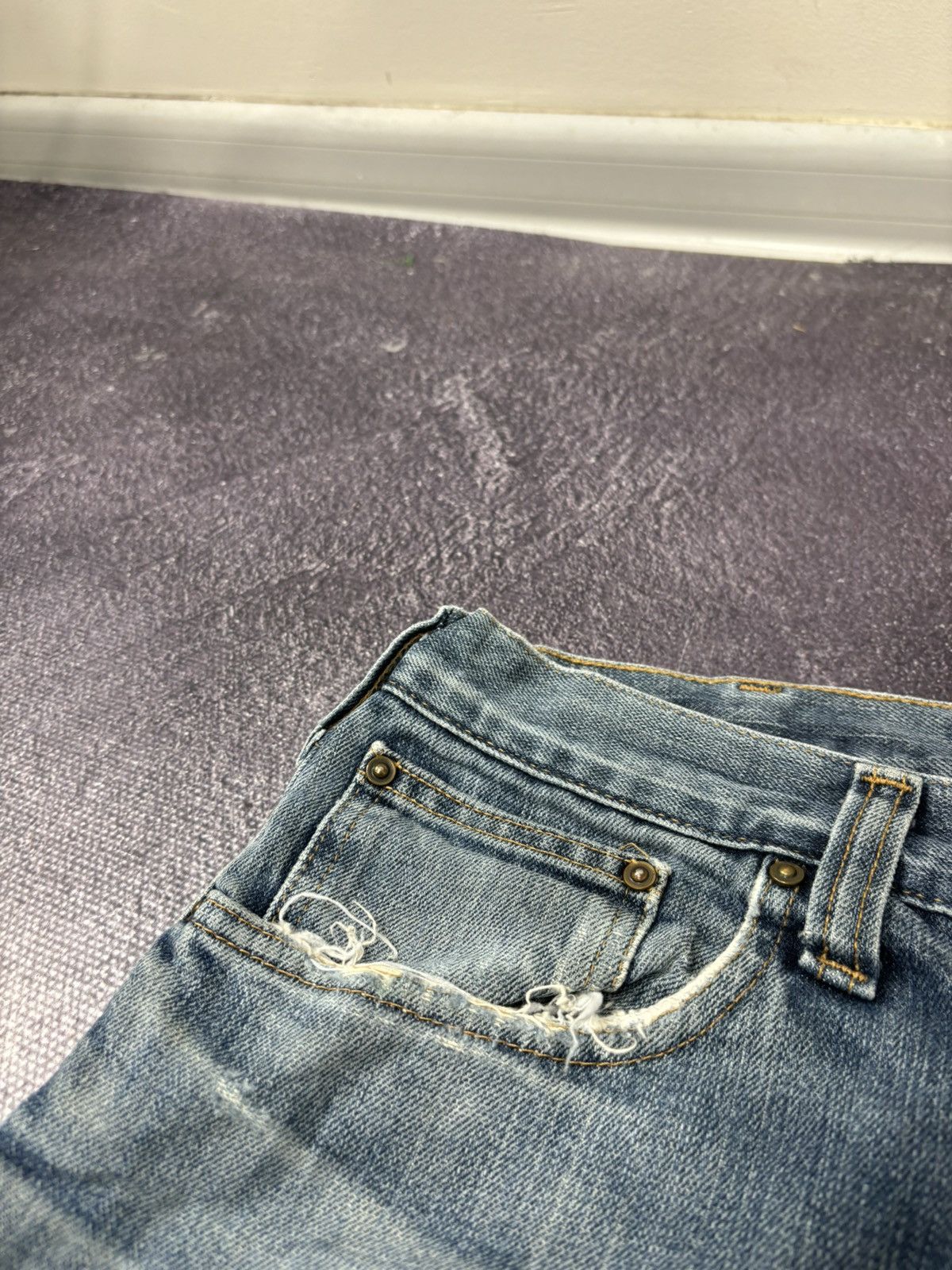Carhartt Vintage Carhartt Relaxed Fit Blue Work Denim Hype Jeans Size US 32 / EU 48 - 13 Thumbnail