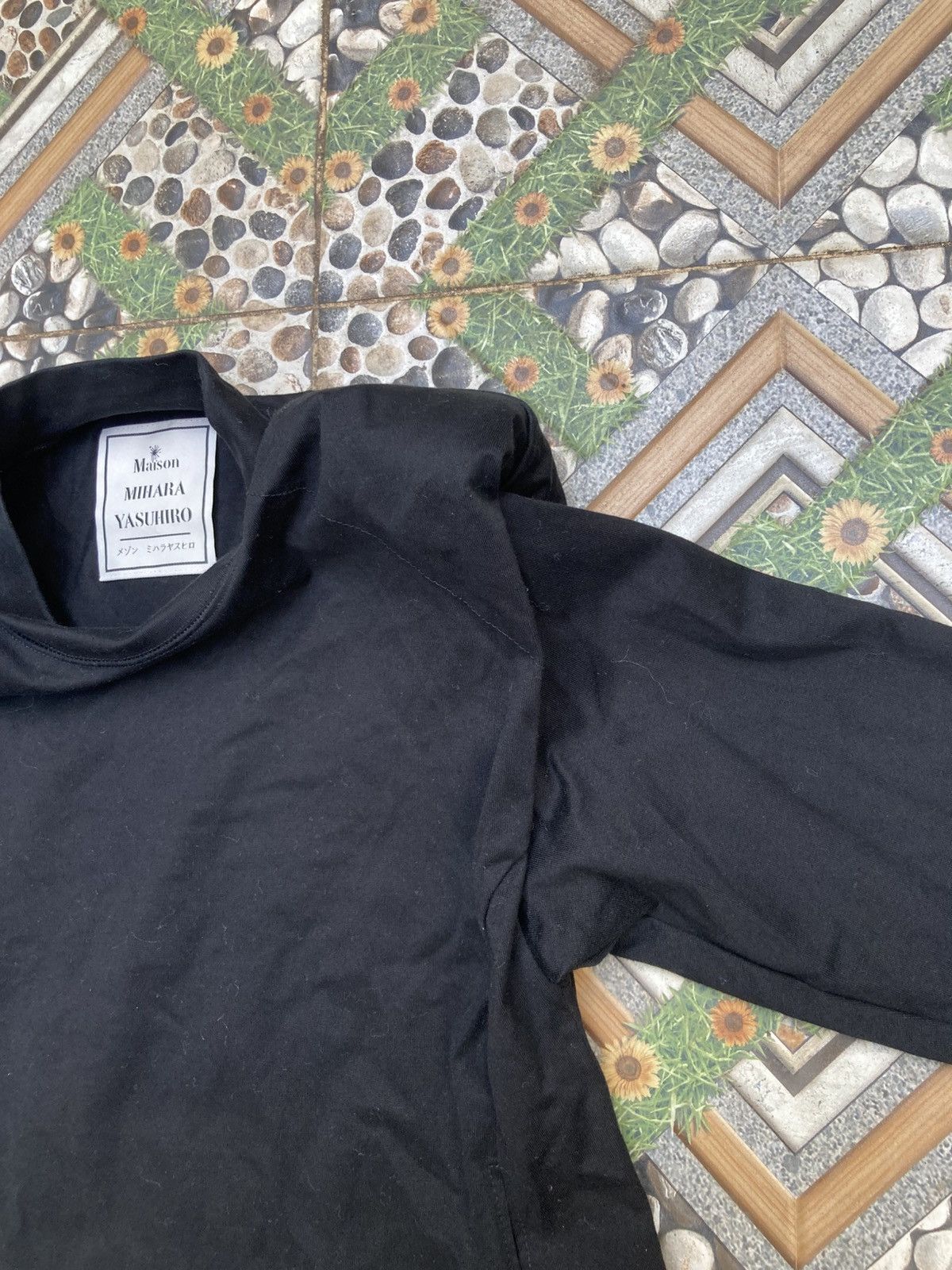 Maison MIHARA YASUHIRO High-Neck Cutsew Dress with Shoulder Pads Avant Garde Size S / US 4 / IT 40 - 19 Thumbnail